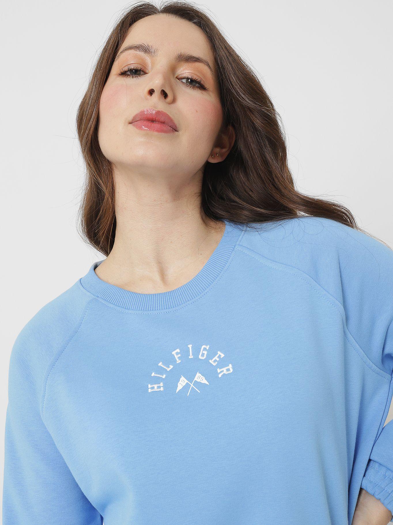 Polerón Sport Relaxed Graphic Celeste Tommy Hilfiger-3