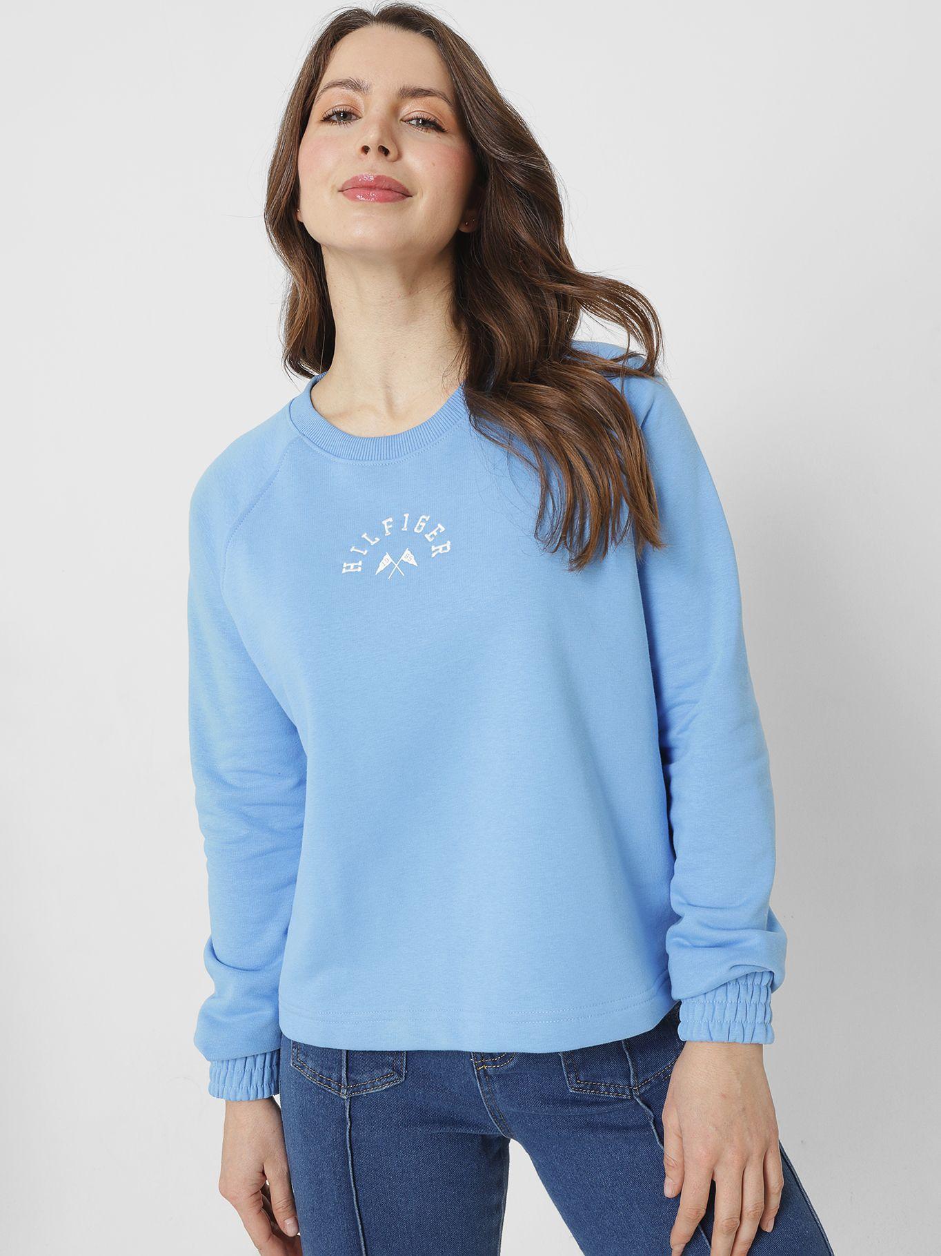 Polerón Sport Relaxed Graphic Celeste Tommy Hilfiger-2