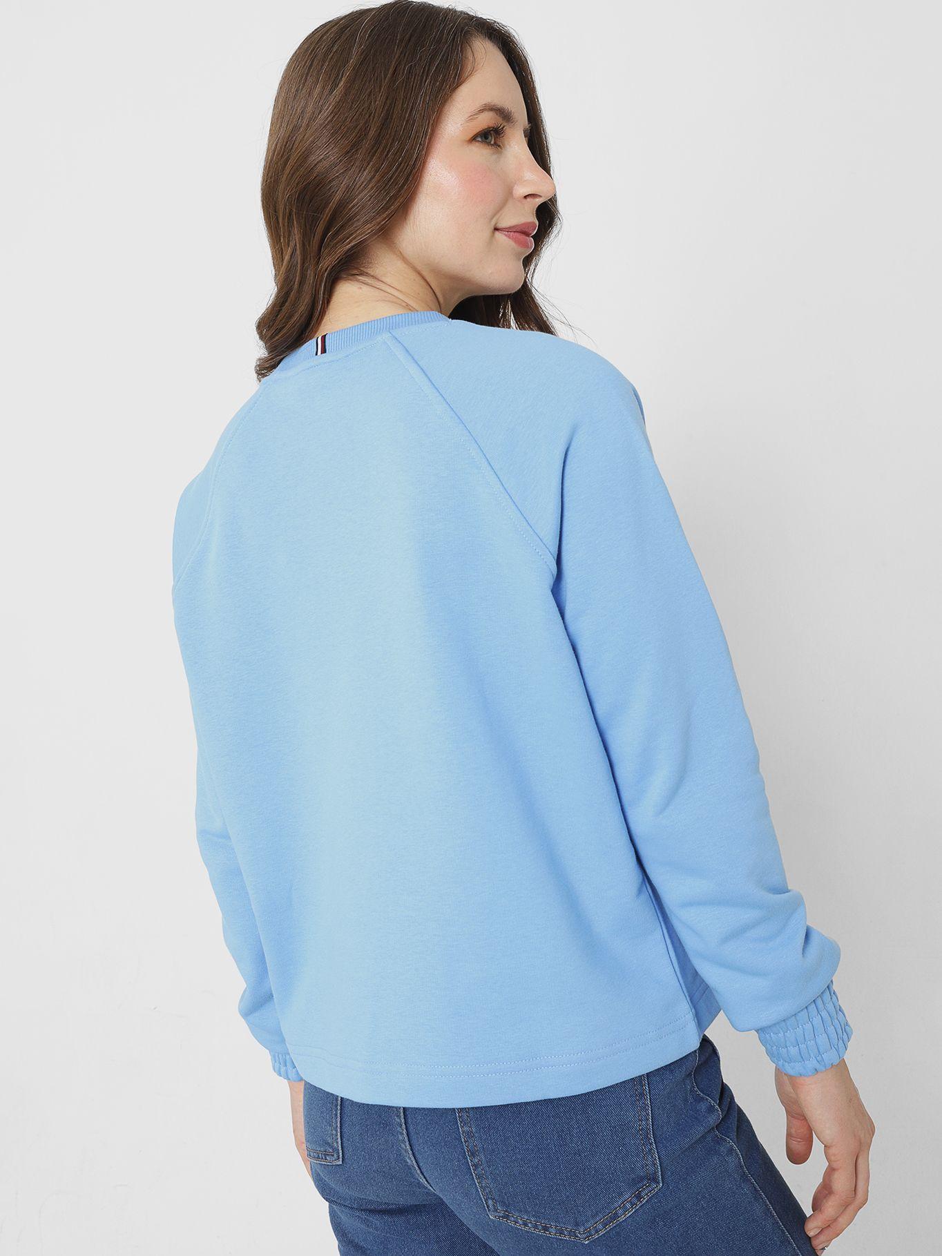 Polerón Sport Relaxed Graphic Celeste Tommy Hilfiger-1