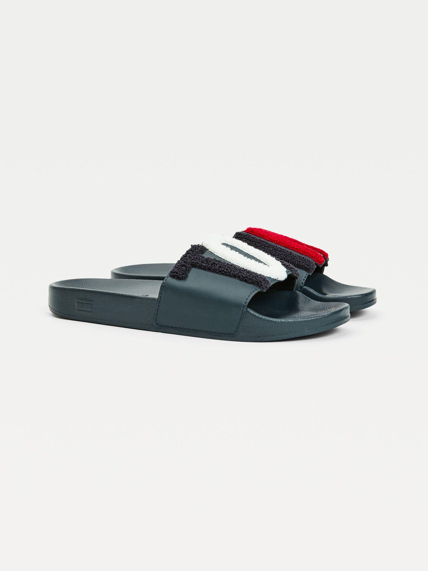 Sandalias C Logo En Relieve Azul Tommy Hilfiger-0