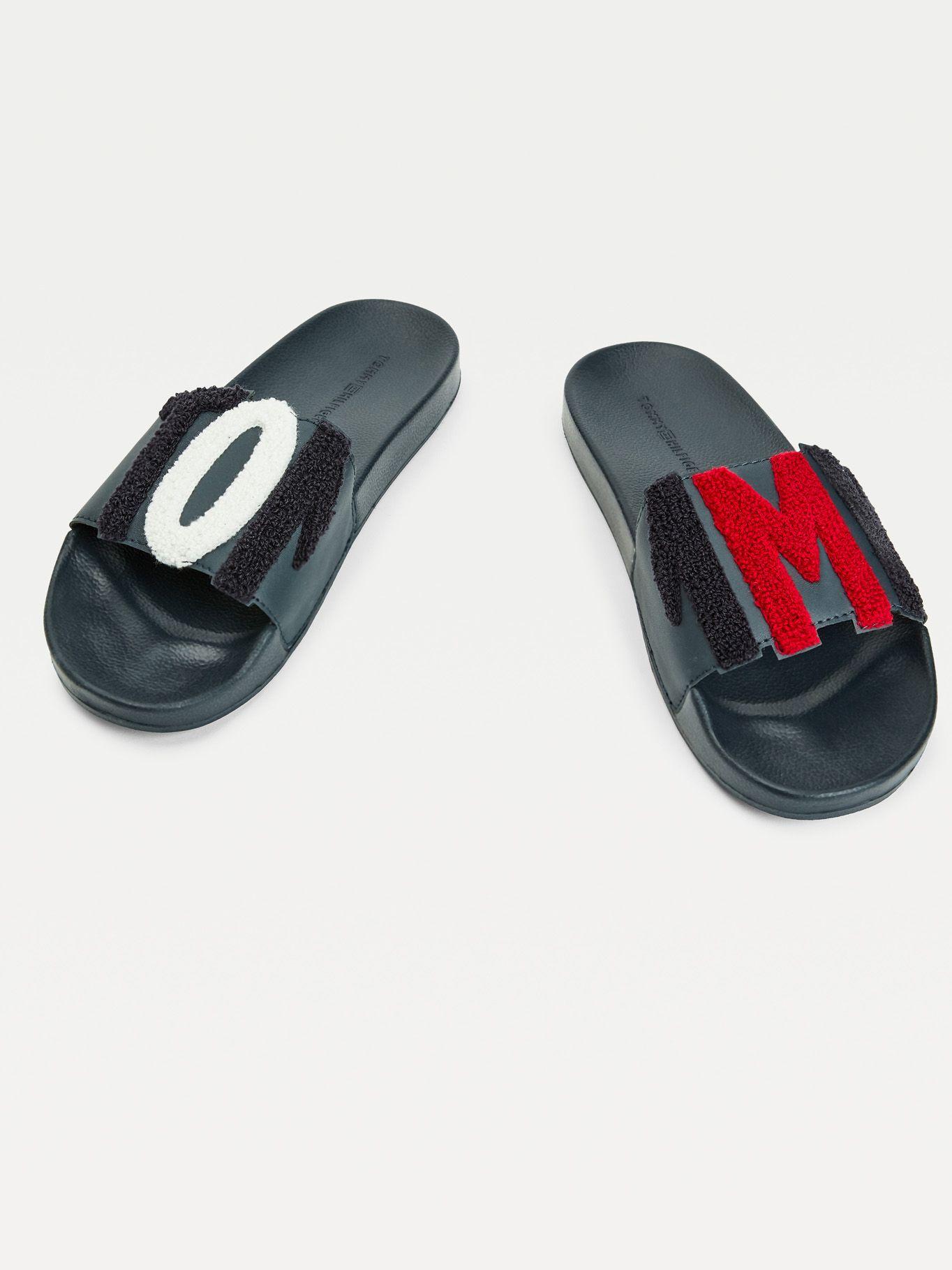 Sandalias C Logo En Relieve Azul Tommy Hilfiger-3