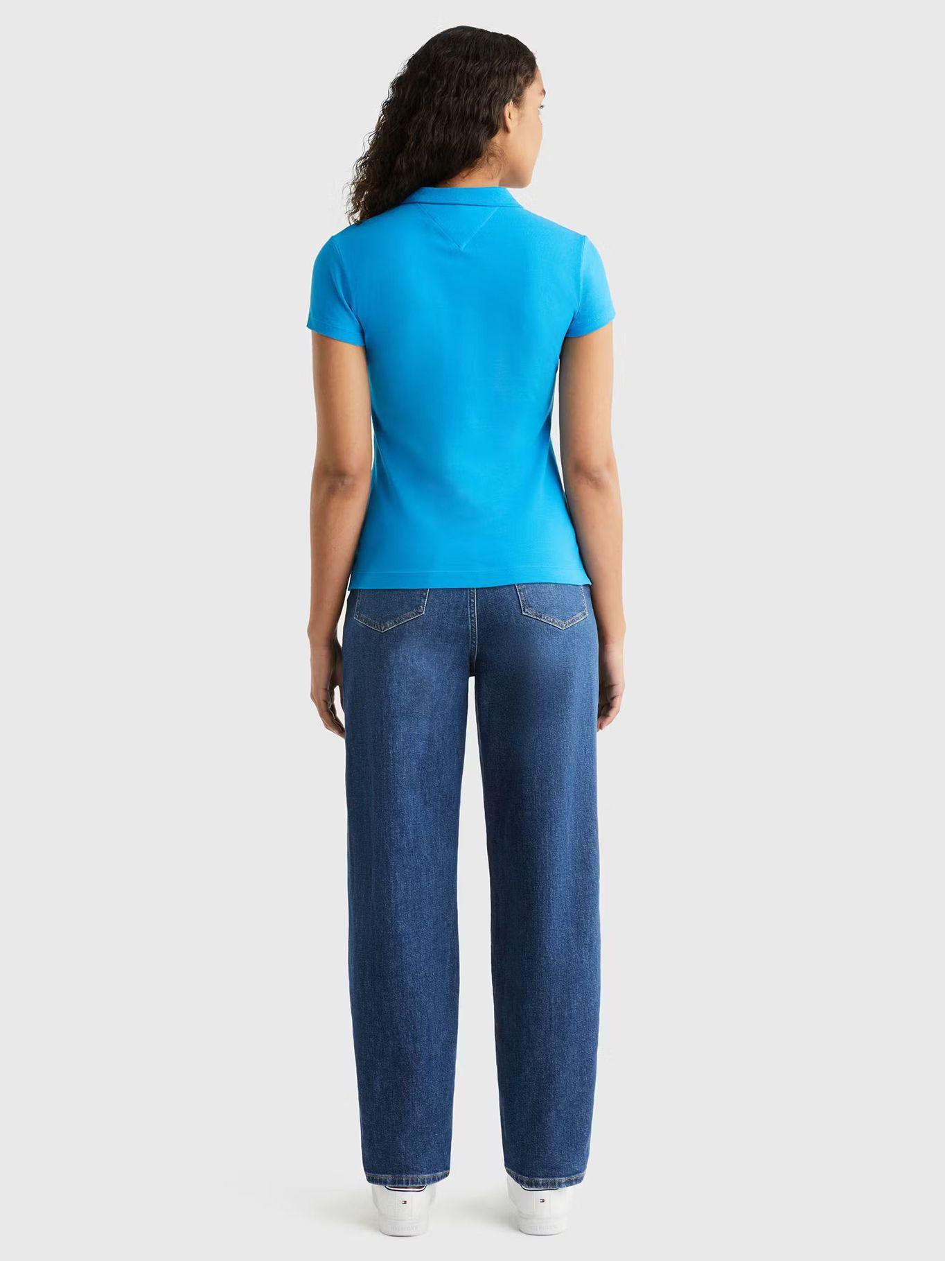 Polo Essential Fit Slim Celeste Tommy Hilfiger-2
