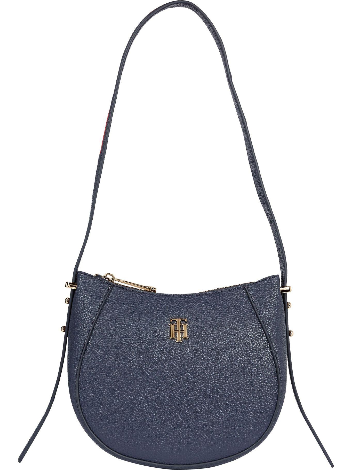 Cartera Hobo Monogram Azul Tommy Hilfiger-0