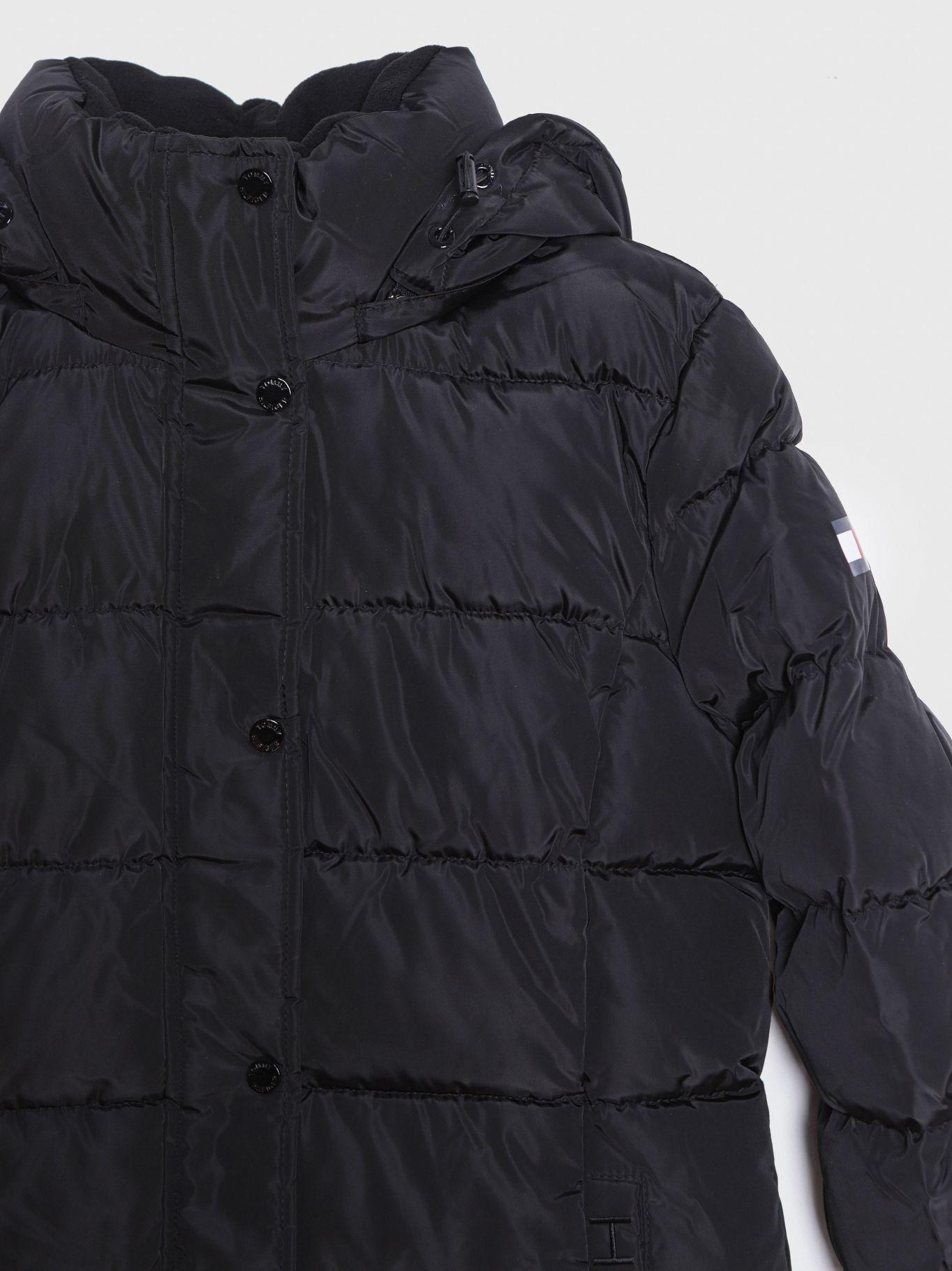 Parka Acolchada Essential Con Logo Negro Tommy Hilfiger-2