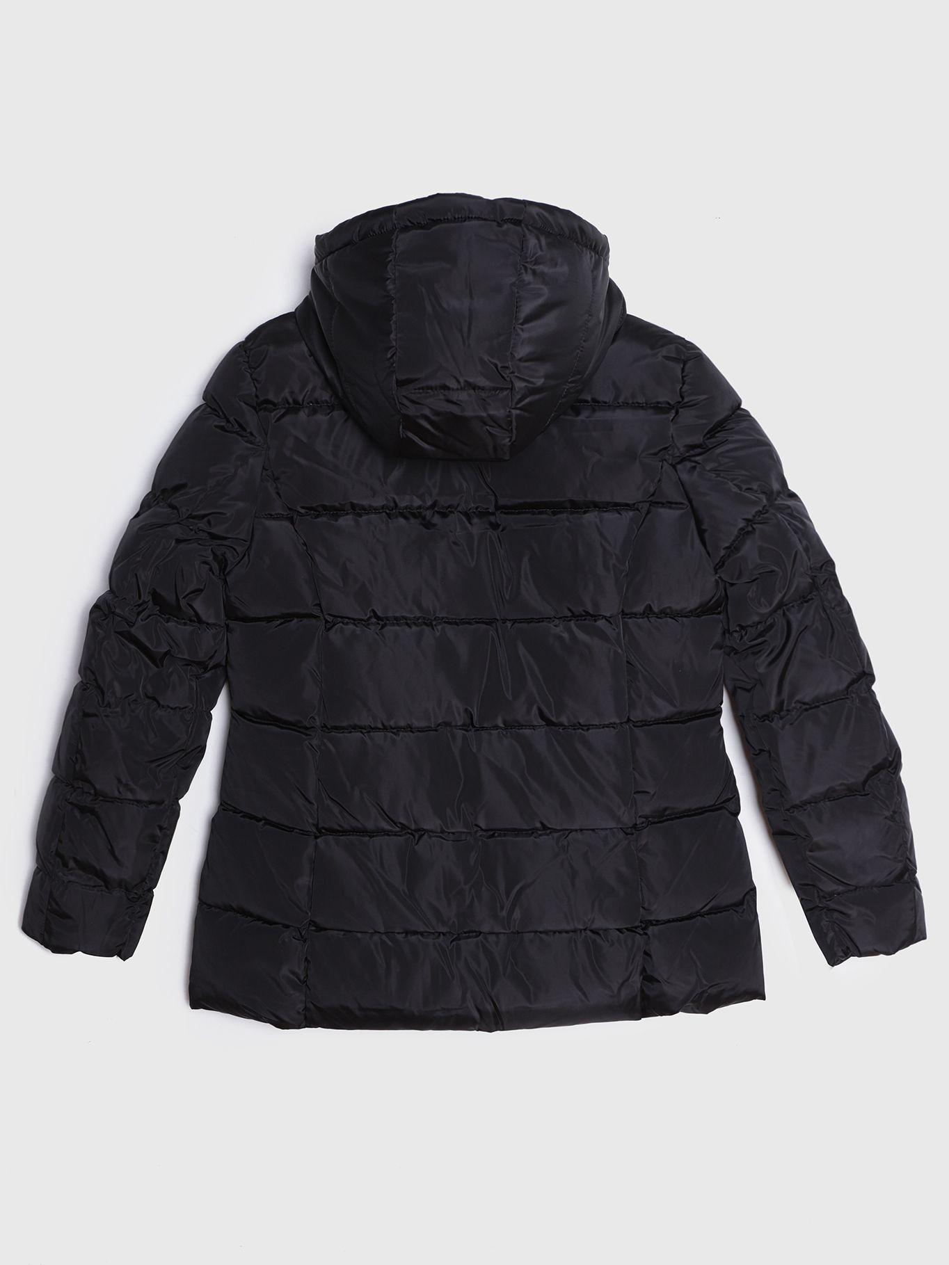 Parka Acolchada Essential Con Logo Negro Tommy Hilfiger-1