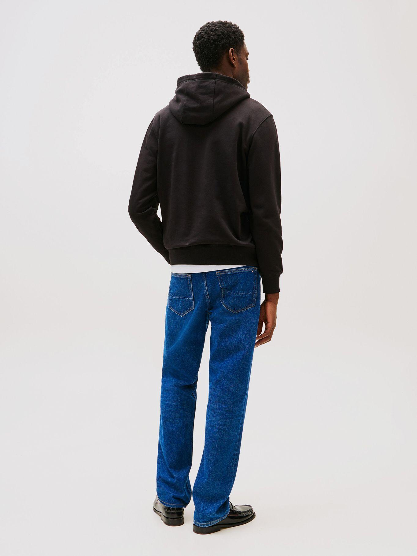 Polerón Hoodie Center Stack Logo Negro Tommy Hilfiger-2