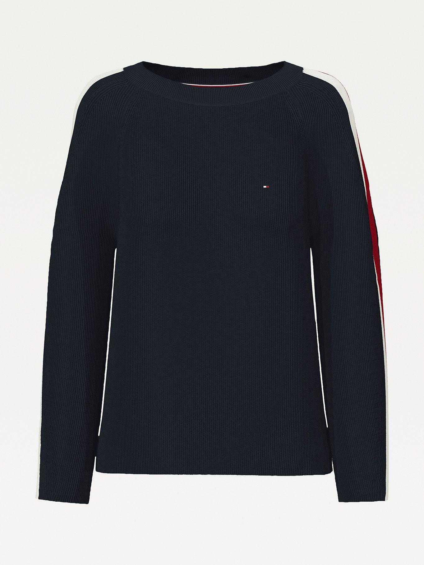 Sweater Global Stripe C-Neck Azul Tommy Hilfiger-3