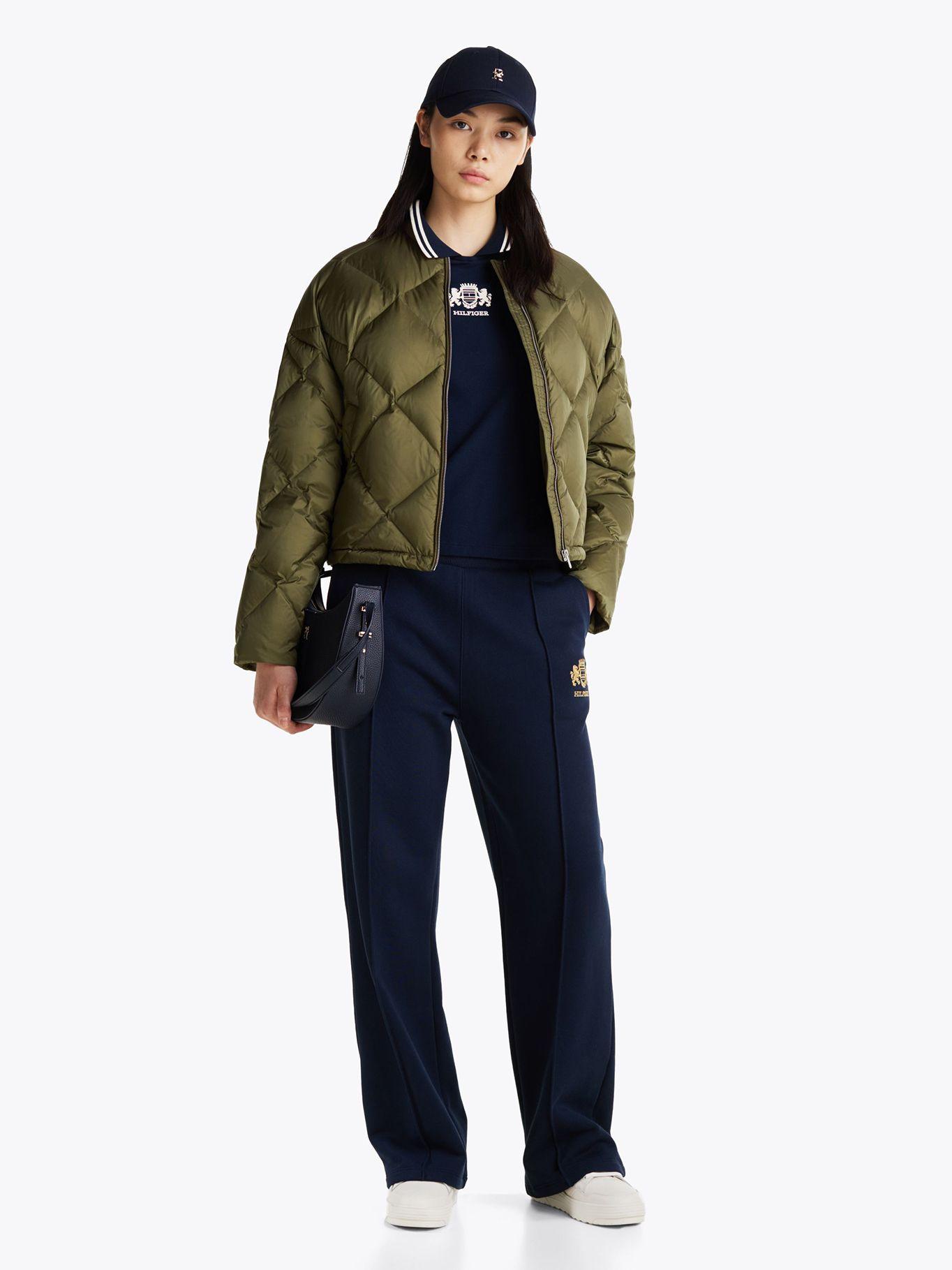 Parka Estilo Bomber Acolchada Verde Tommy Hilfiger-1