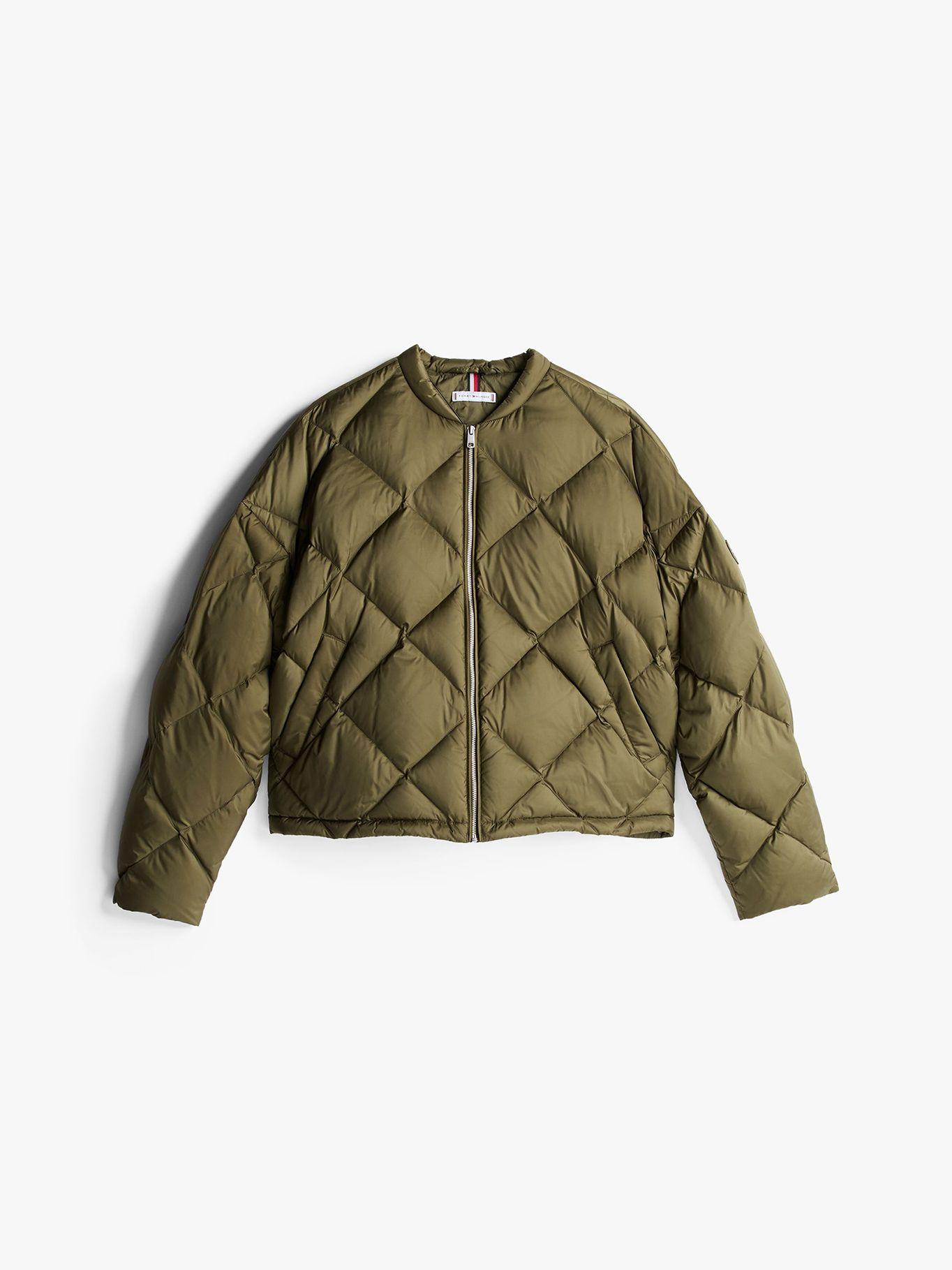 Parka Estilo Bomber Acolchada Verde Tommy Hilfiger-4