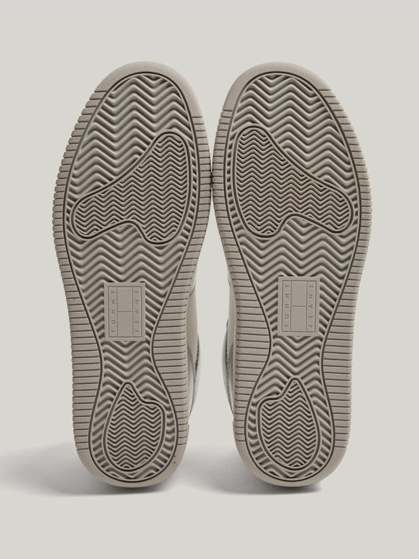 Zapatillas Retro De Cuero Gris Tommy Hilfiger-3