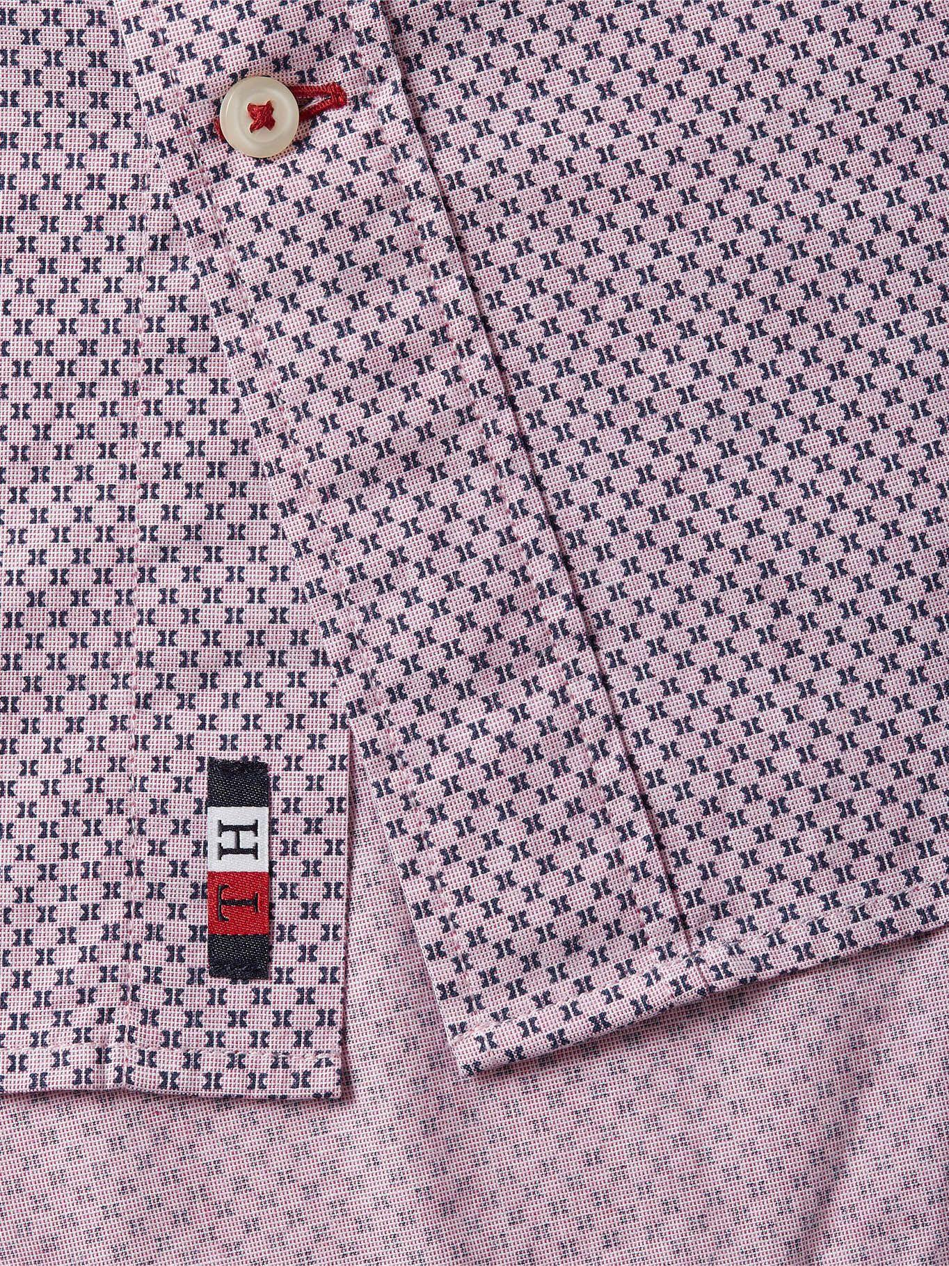 Camisa Natural Soft Mini Print Rosado Tommy Hilfiger-2