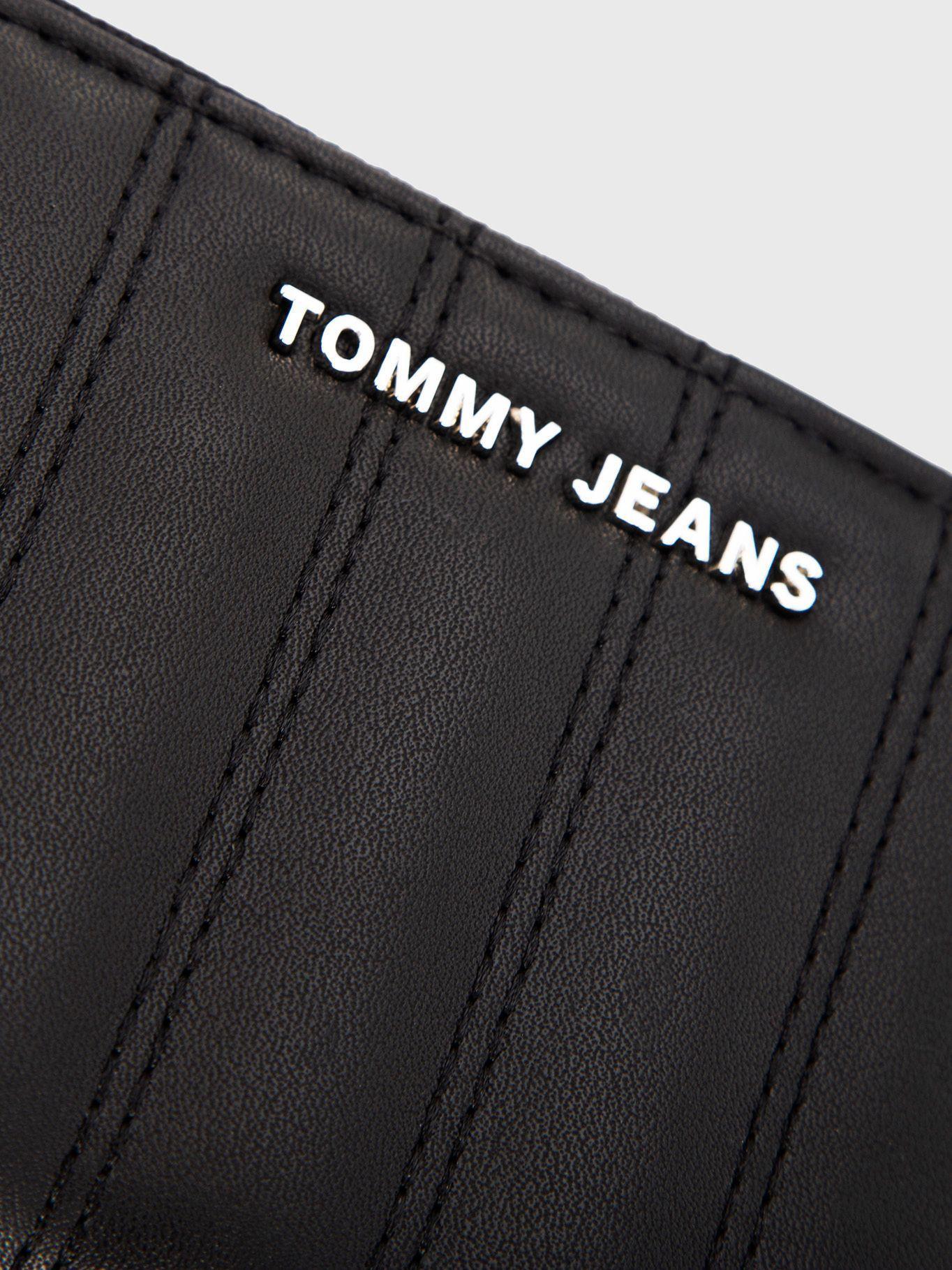 Billetera Small Acolchada Con Cierre Negro Tommy Hilfiger-2