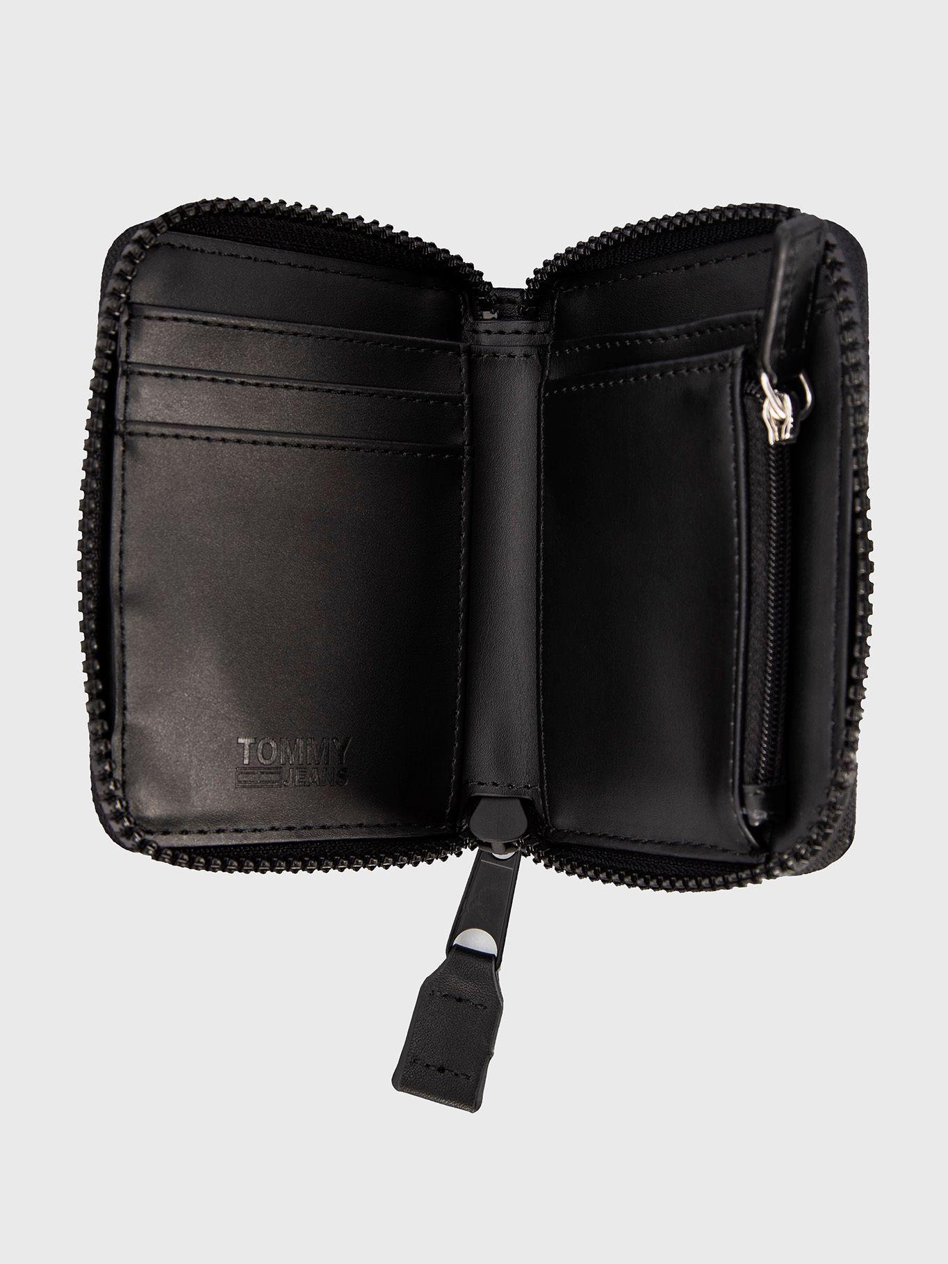 Billetera Small Acolchada Con Cierre Negro Tommy Hilfiger-3