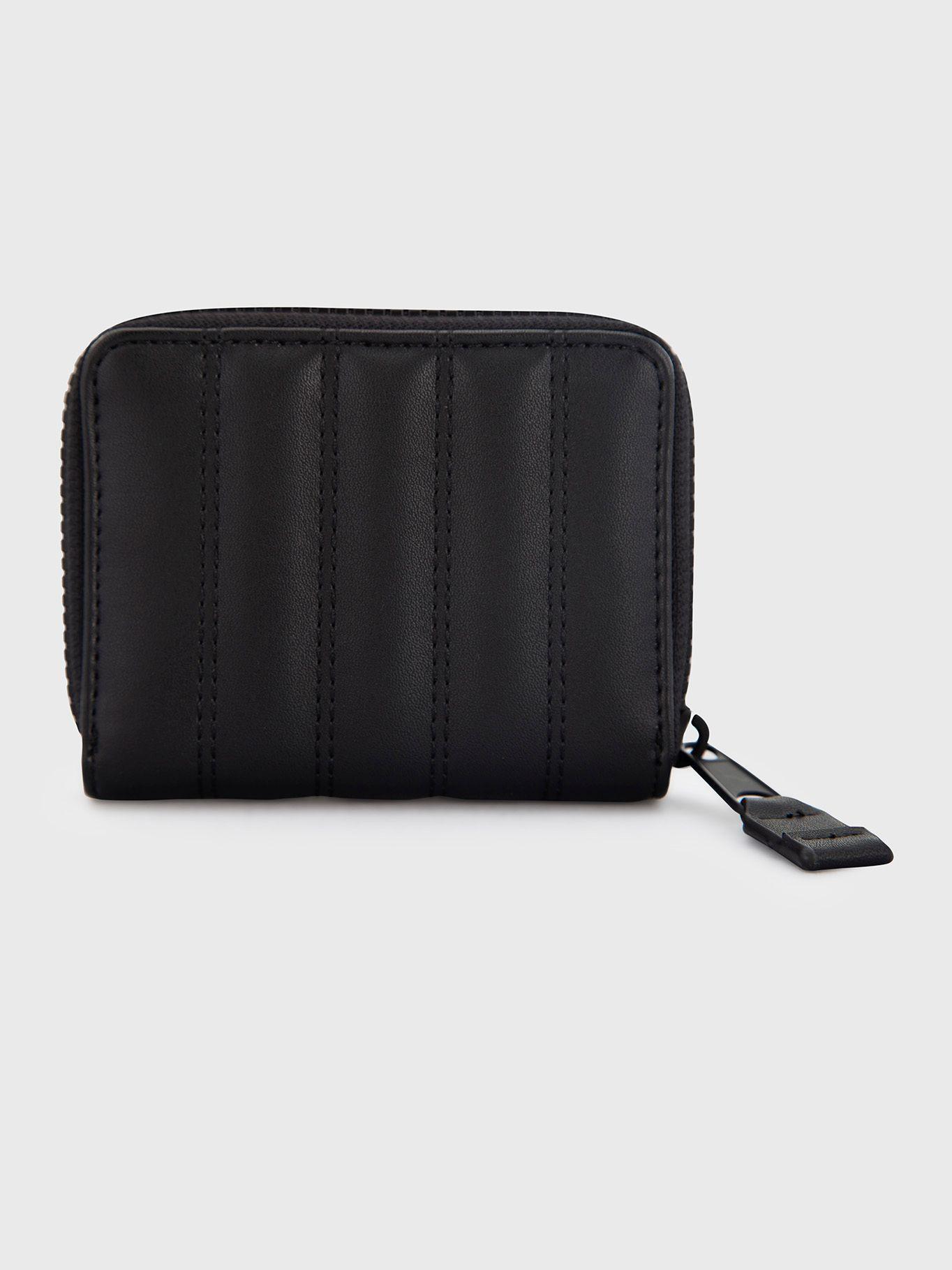 Billetera Small Acolchada Con Cierre Negro Tommy Hilfiger-1