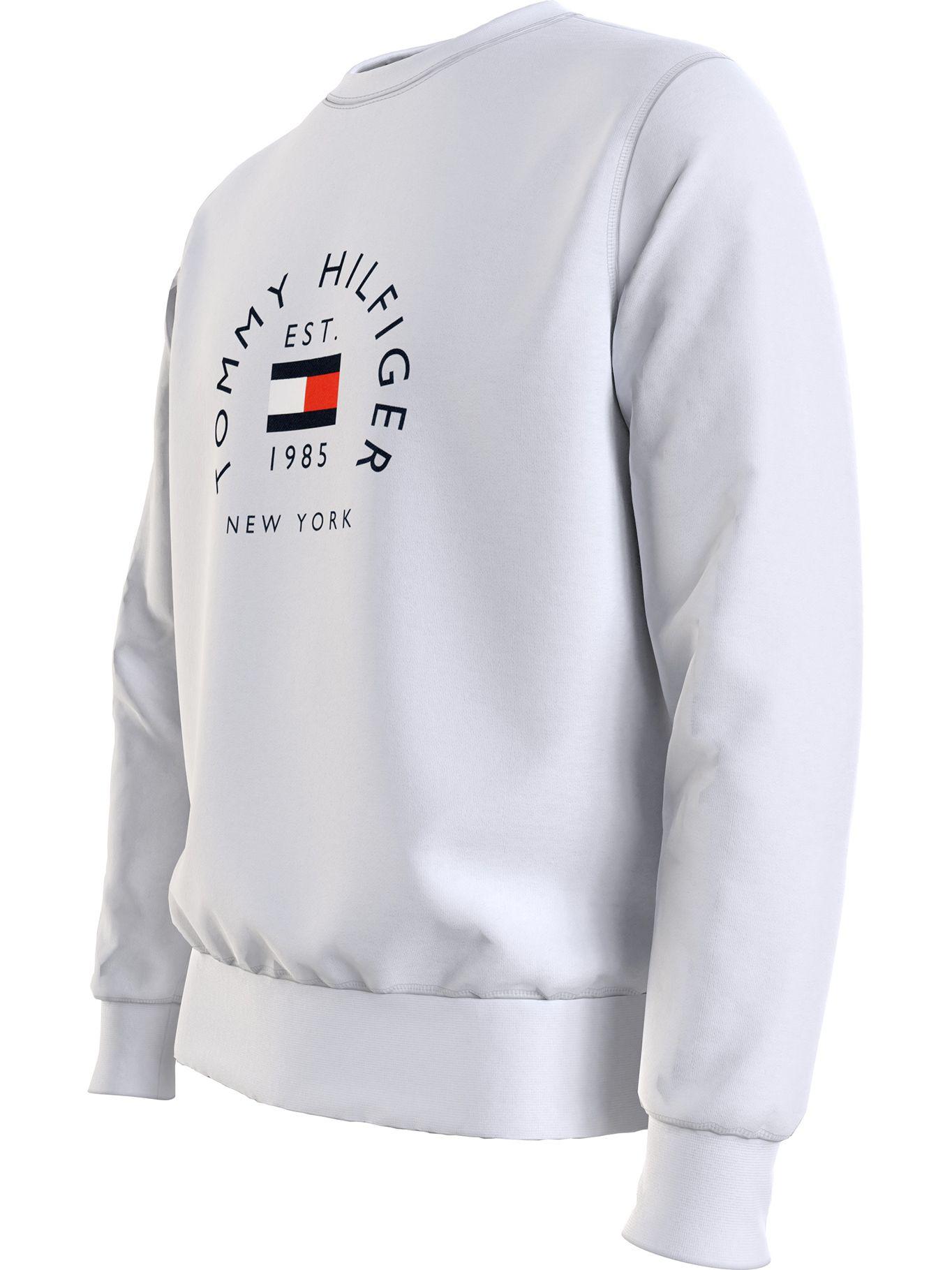 Polerón Flag Arch Logo Blanco Tommy Hilfiger-2