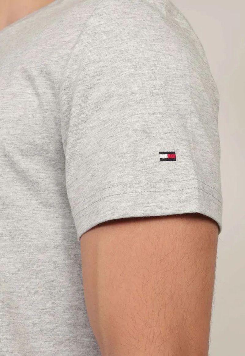Polera Im Core Logo Slim Fit Gris Tommy Hilfiger-4