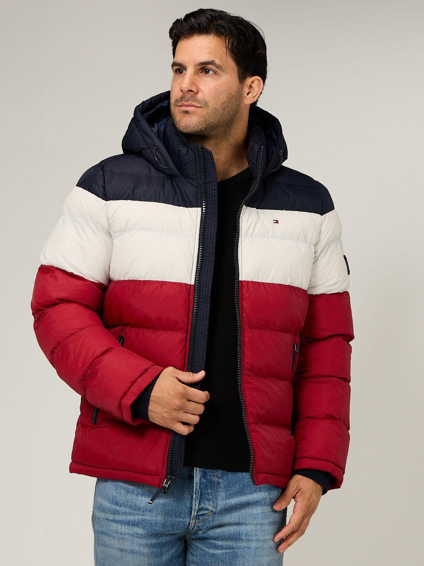 Chaqueta Hoodie Puffer Azul Tommy Hilfiger M2-0