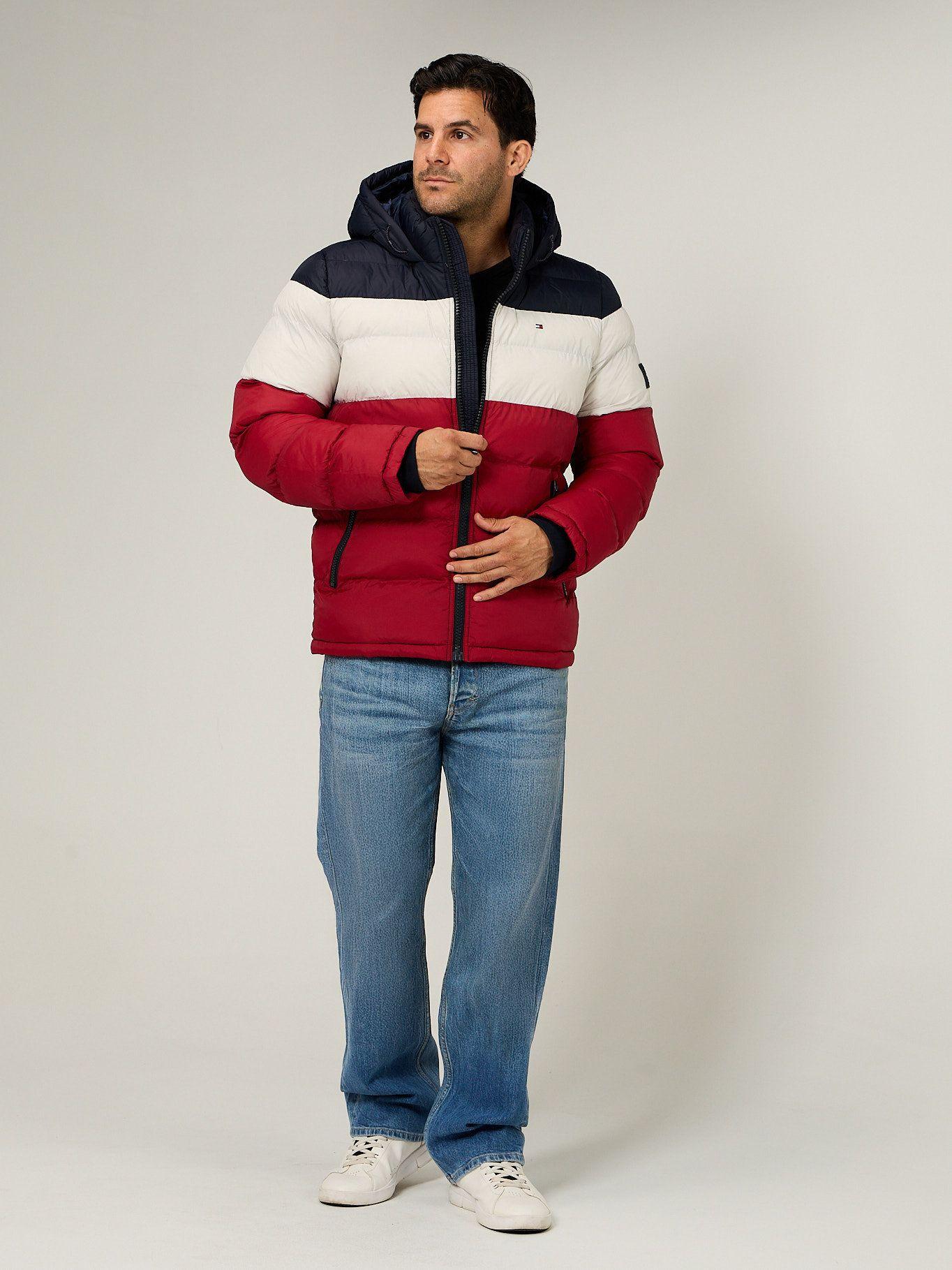 Chaqueta Hoodie Puffer Azul Tommy Hilfiger M2-1