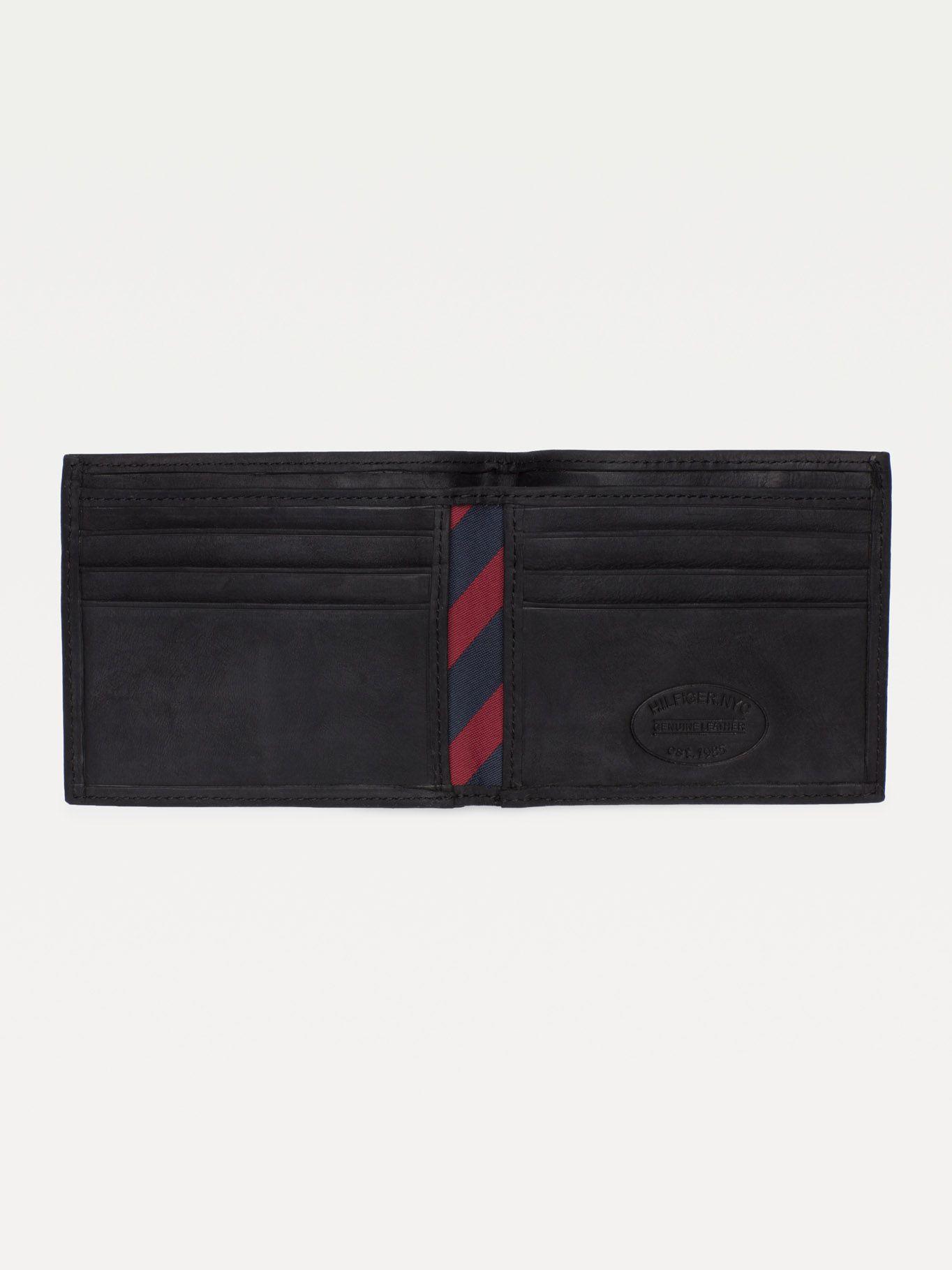 Billetera Johnson De Cuero Negro Tommy Hilfiger-2