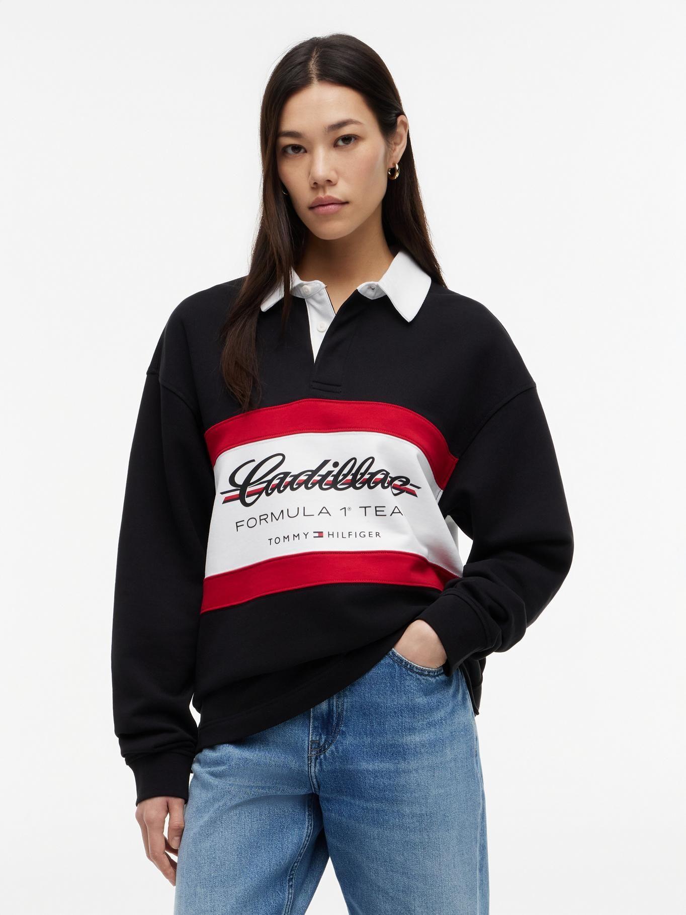 Polo TH x Cadillac F1 Regular Negro Tommy Hilfiger-1