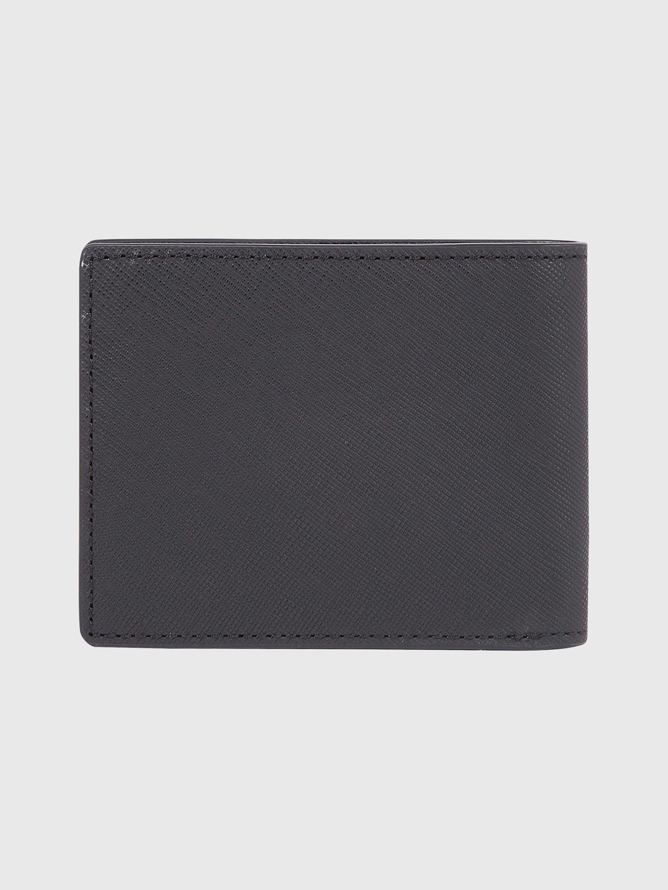 Billetera De Cuero Central Logo Negro Tommy Hilfiger-1