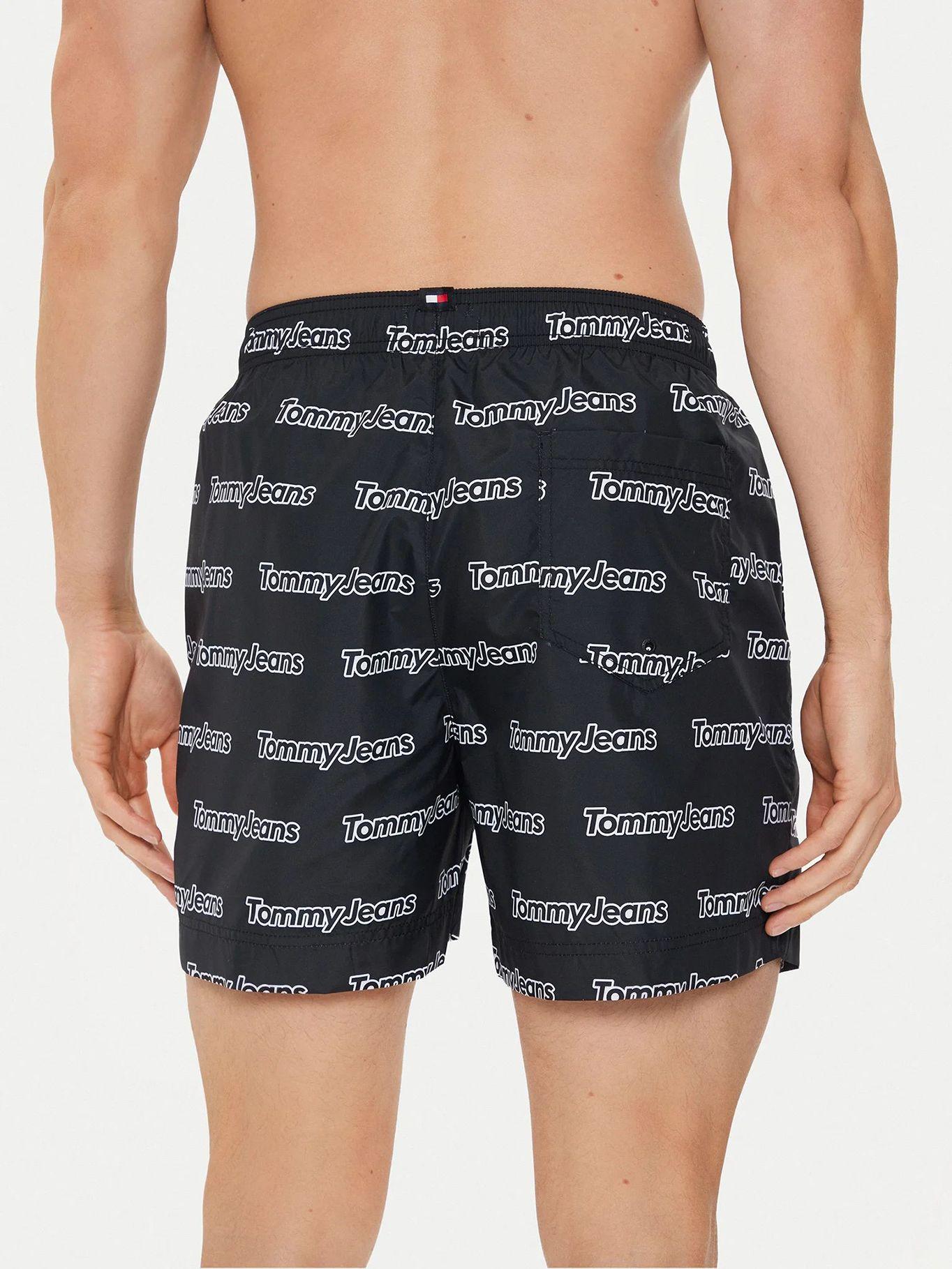 Traje De Baño Heritage Medio Negro Tommy Hilfiger-2