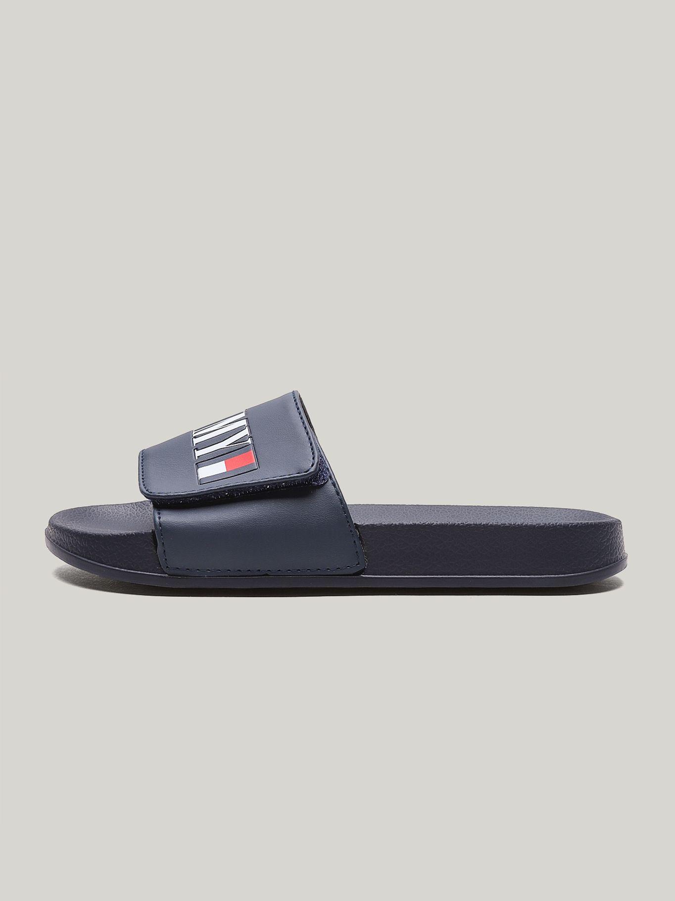 Sandalias Solid Con Logo Azul Tommy Hilfiger-5