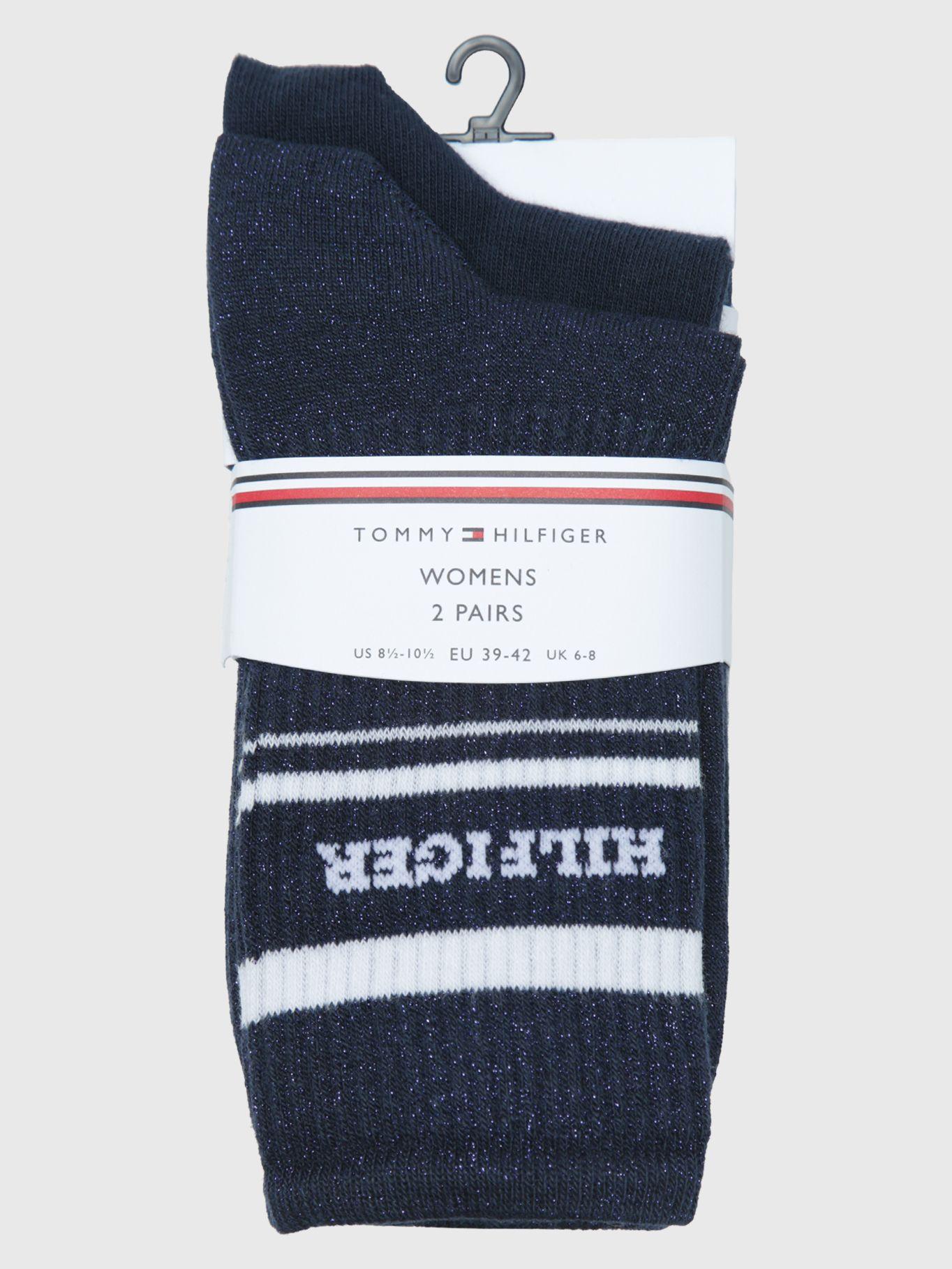 Pack De 2 Calcetines De Rayas Azul Tommy Hilfiger-2