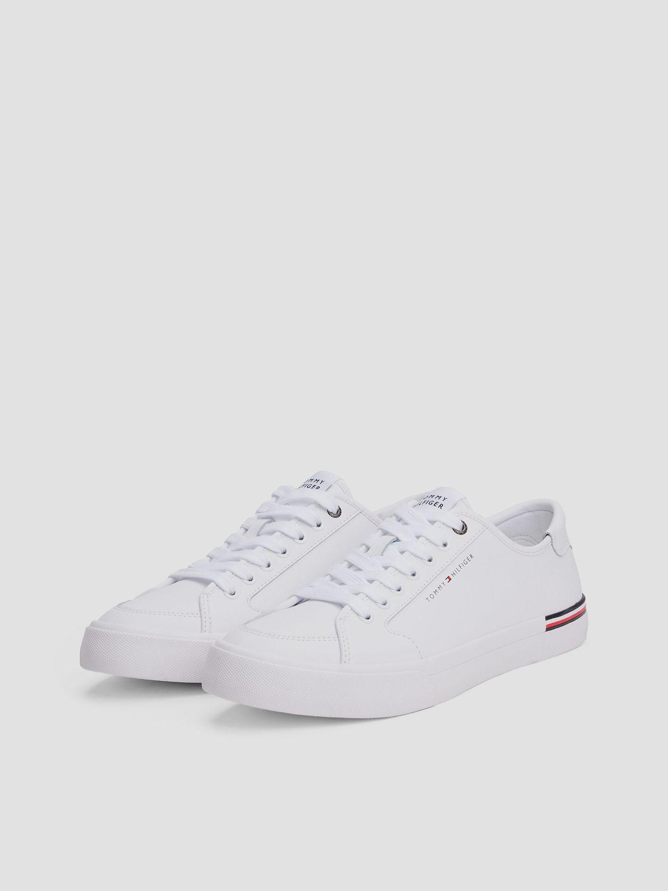 Zapatilla Con Logo Bajo Relieve Blanco Tommy Hilfiger-0