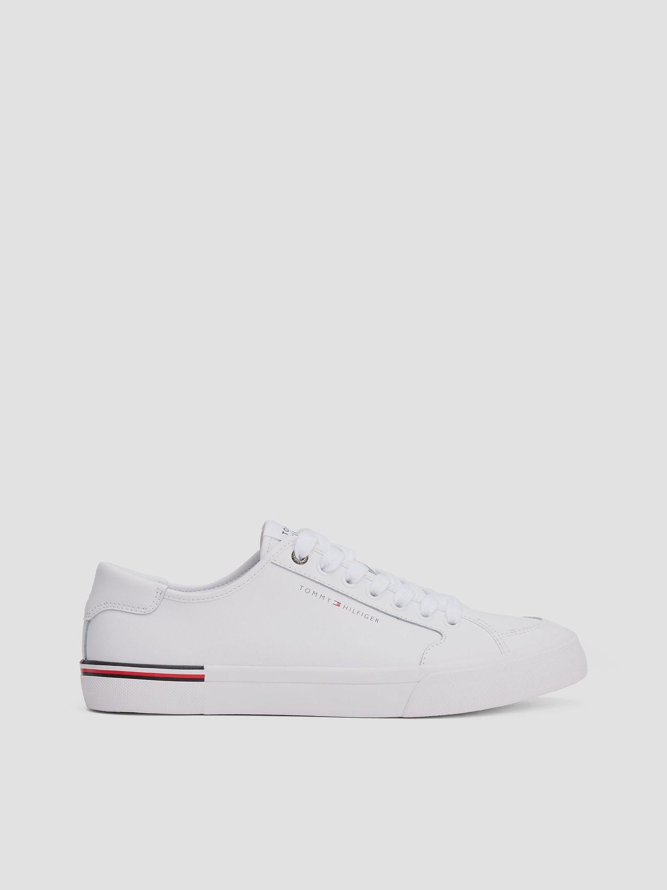 Zapatilla Con Logo Bajo Relieve Blanco Tommy Hilfiger-4