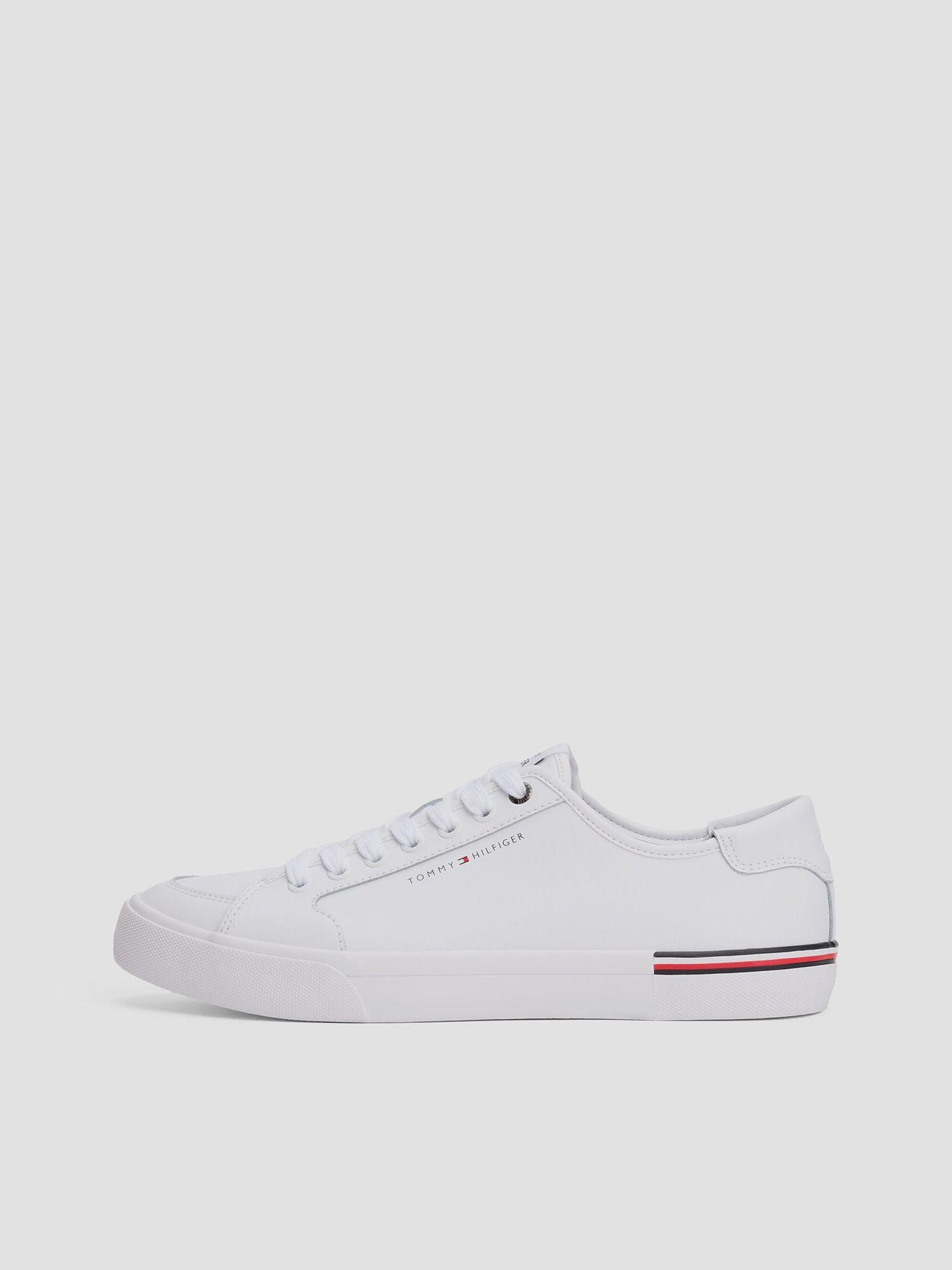 Zapatilla Con Logo Bajo Relieve Blanco Tommy Hilfiger-5