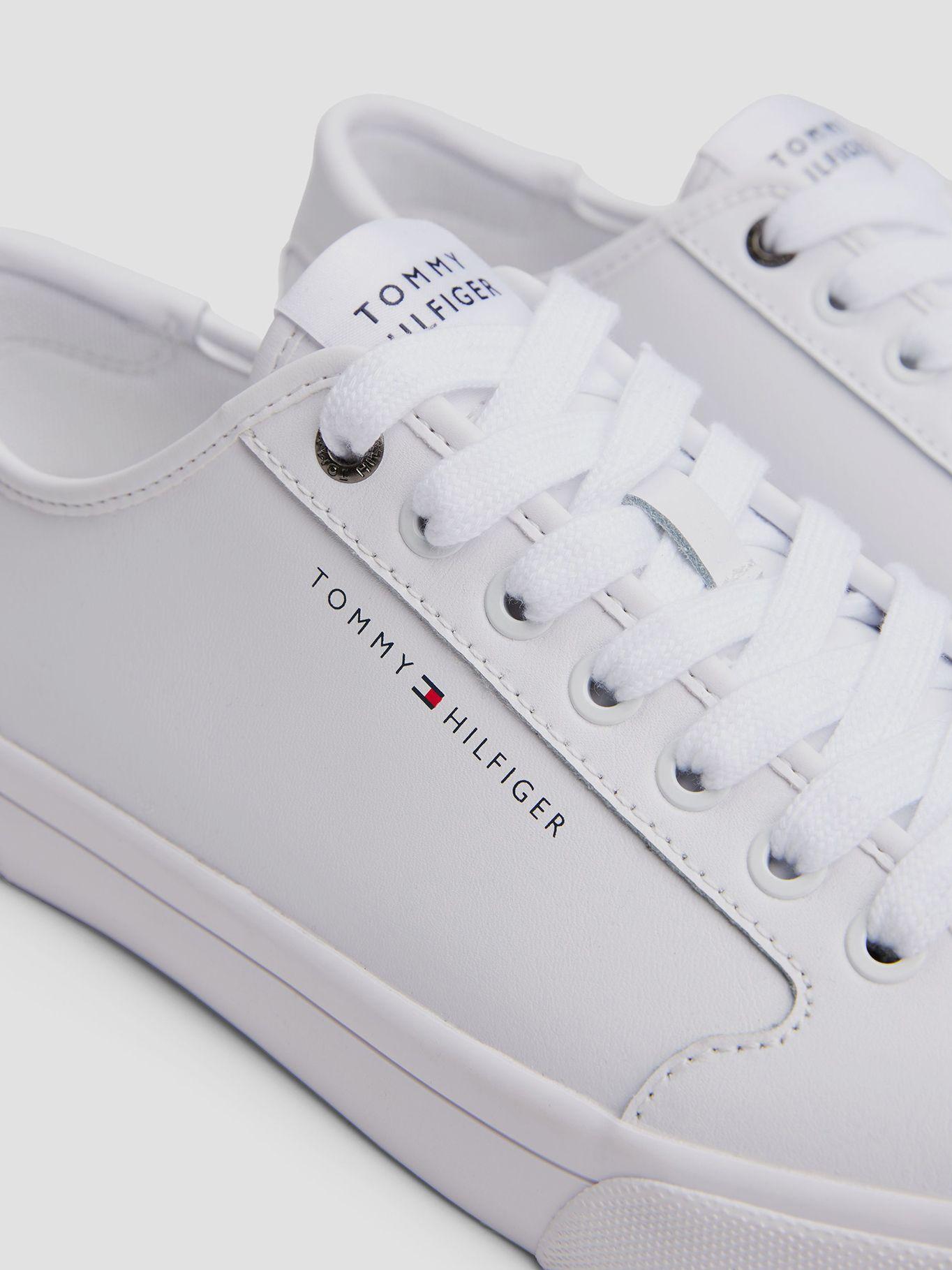 Zapatilla Con Logo Bajo Relieve Blanco Tommy Hilfiger-6