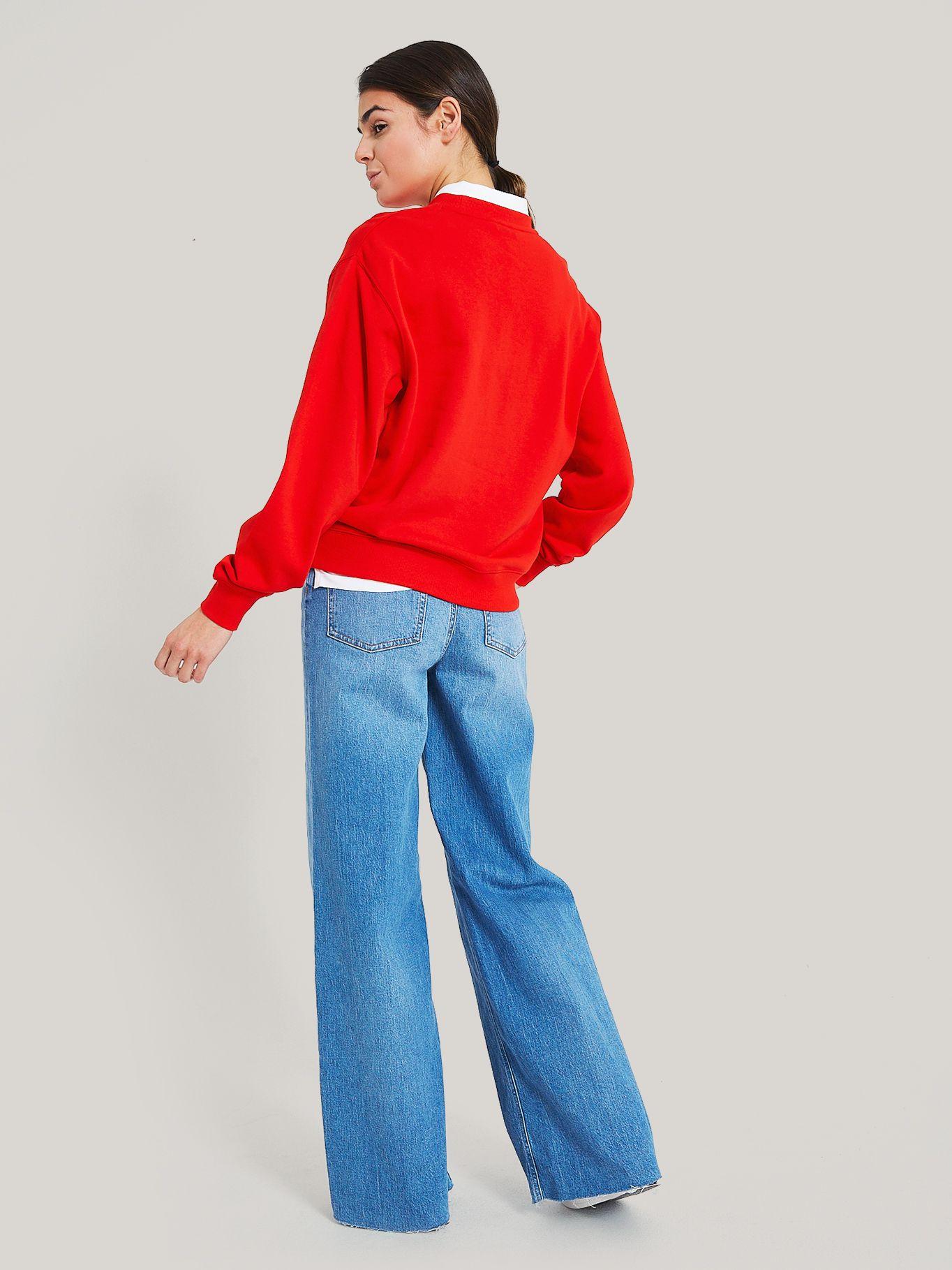 POLERÓN TERRY LOGO ROJO TOMMY HILFIGER-2