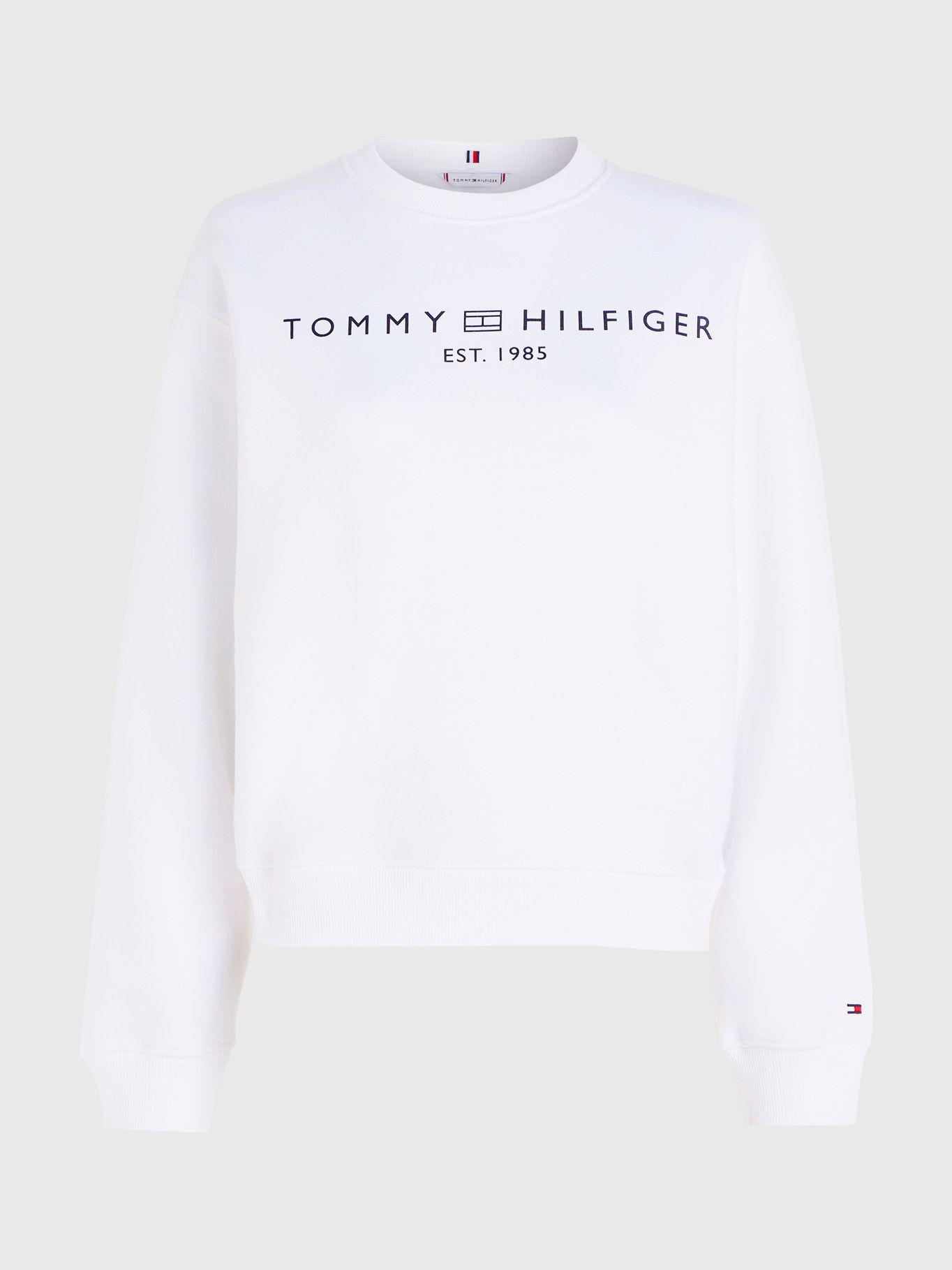 Polerón Modern Con Logo Blanco Tommy Hilfiger-4