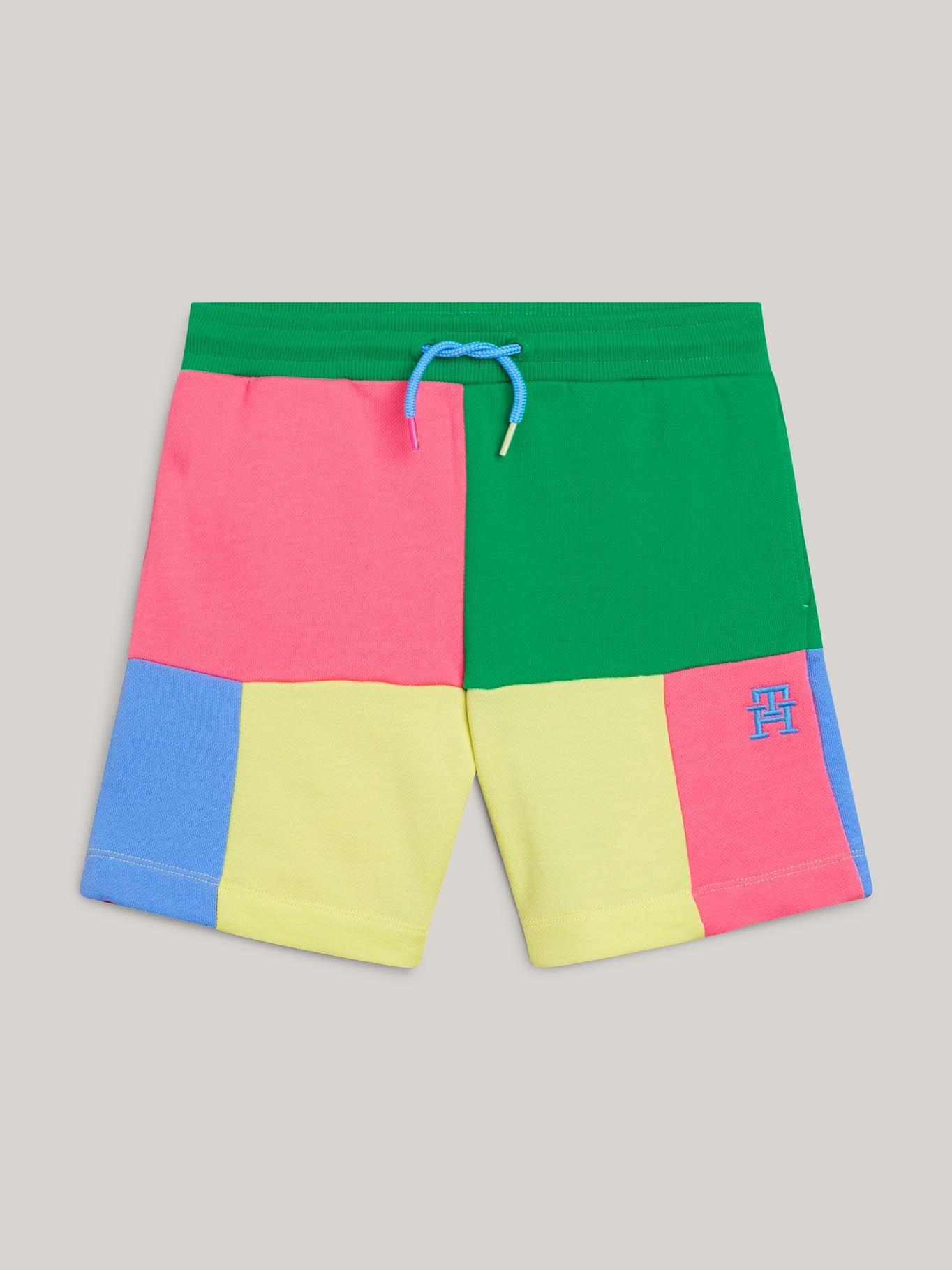 Shorts Monogram Color Block Multicolor Tommy Hilfiger-4