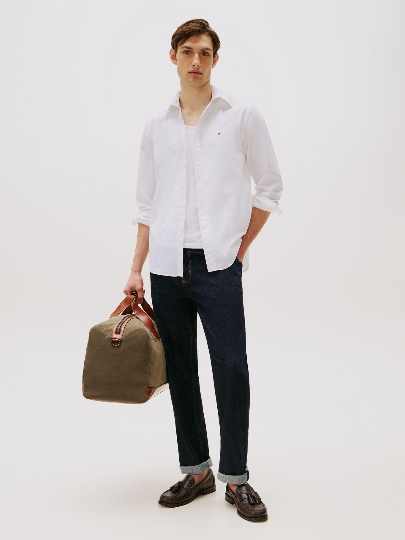 Camisa Flex Poplin Regular Blanco Tommy Hilfiger-1