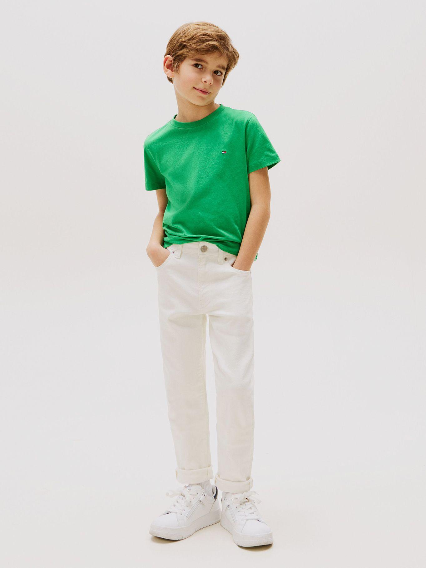 Polera Essential De Cuello Redondo Verde Tommy Hilfiger-1