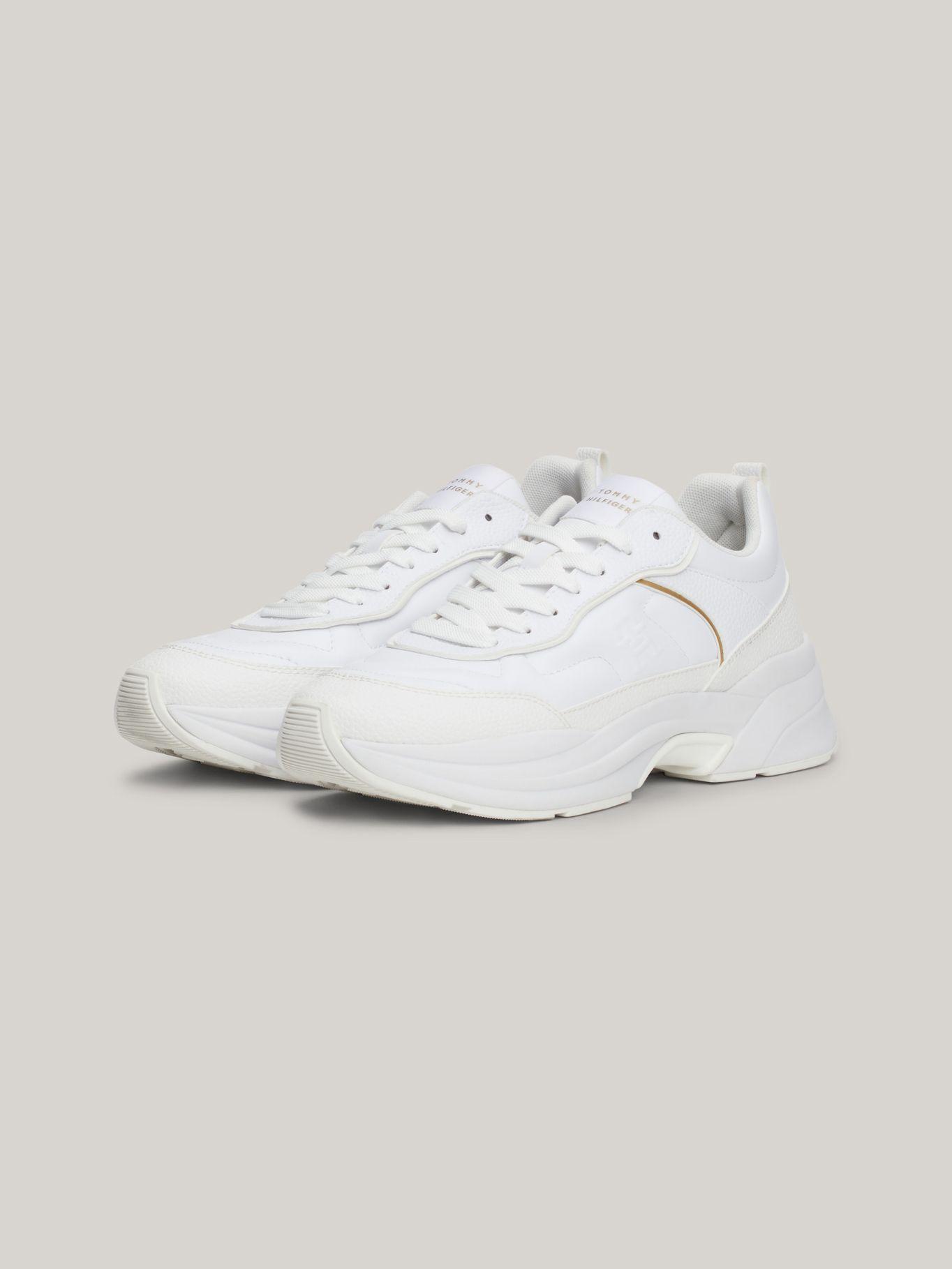 Zapatillas De Cuero Chunky Dressy Blanco Tommy Hilfiger-0