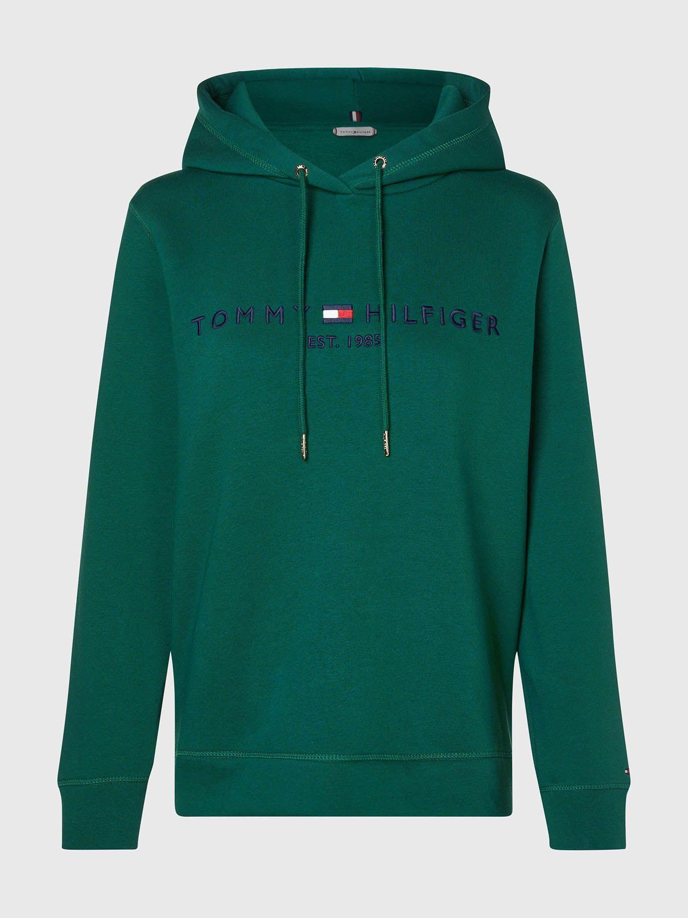 Polerón Hoodie Essential Verde Tommy Hilfiger-4