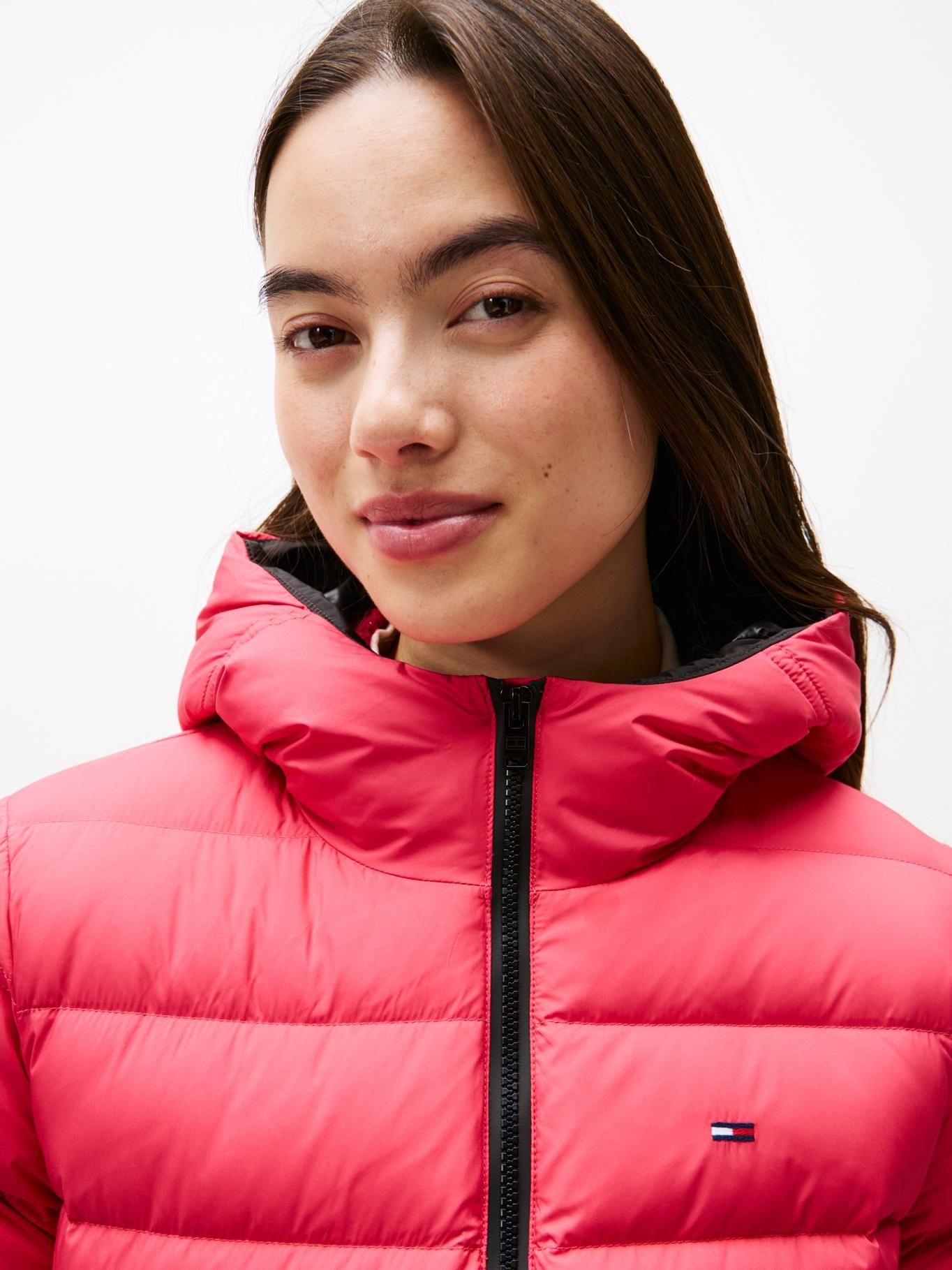 Parka Hooded Acolchada Slim Fit Rosado Tommy Jeans-3