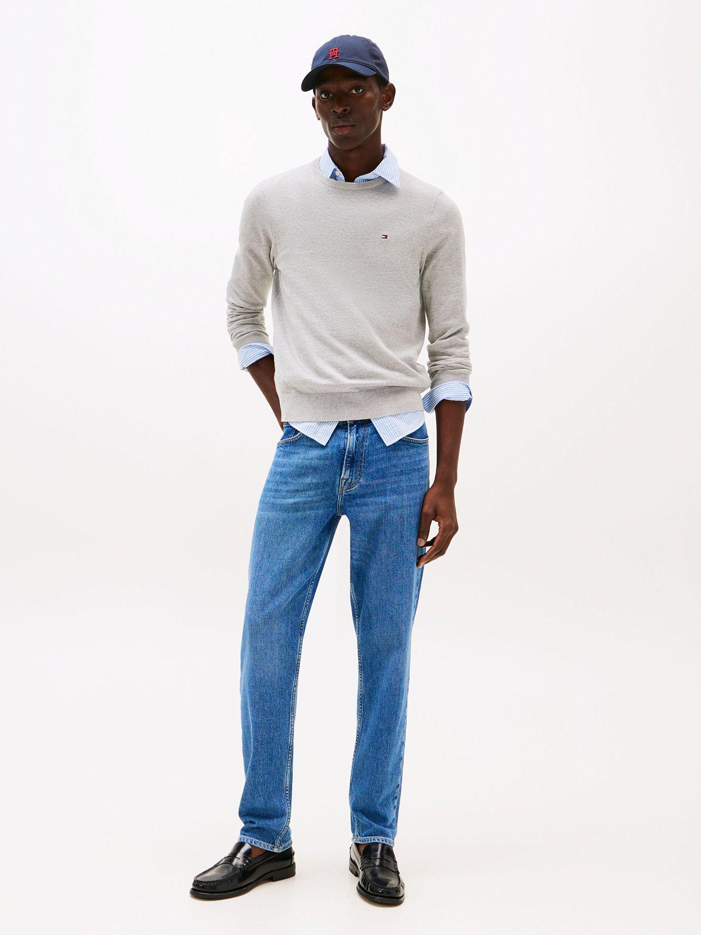 Sweater Essential C-Neck Gris Tommy Hilfiger-1