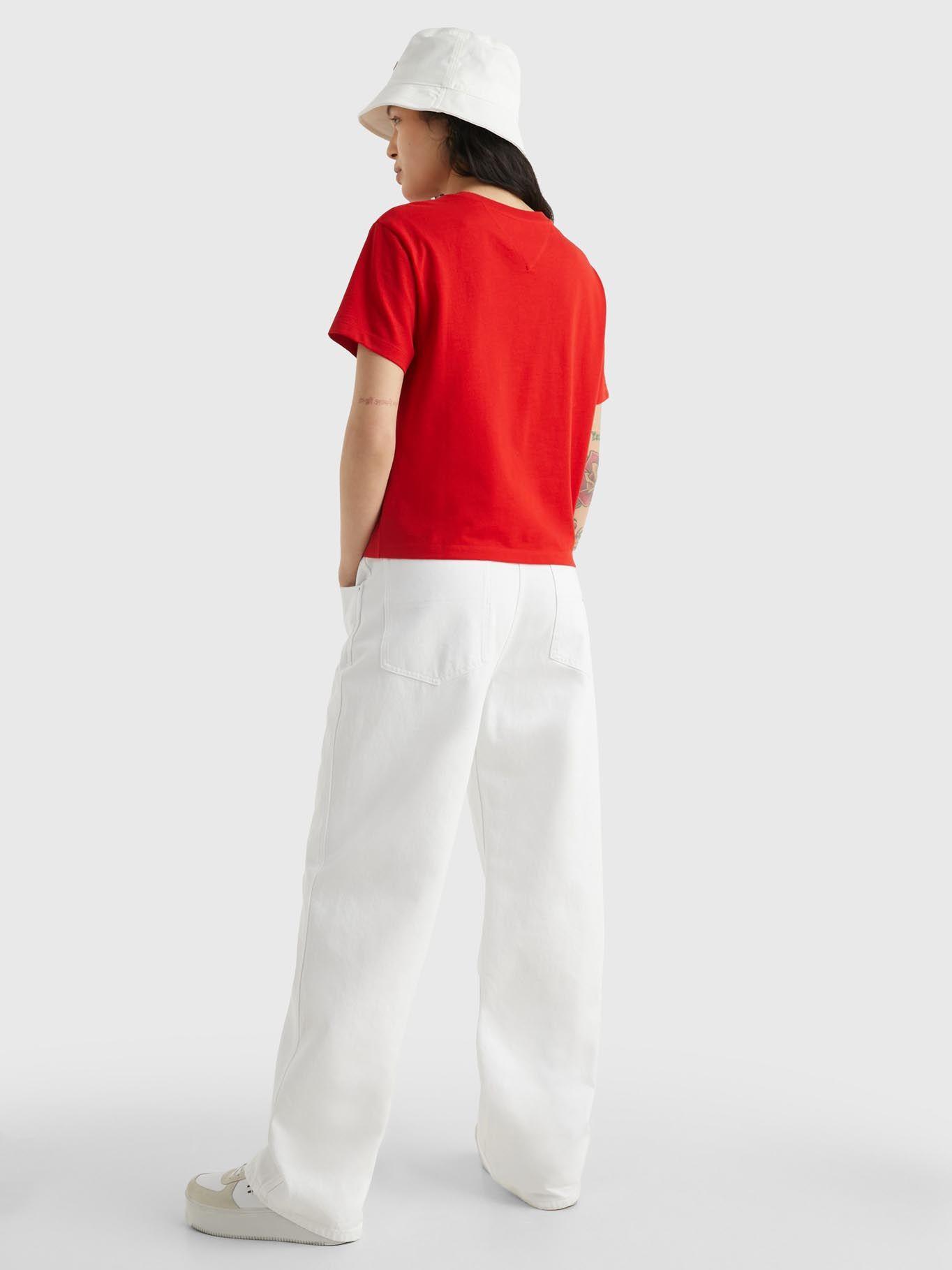 Polera Classic Con Parche Rojo Tommy Jeans-2