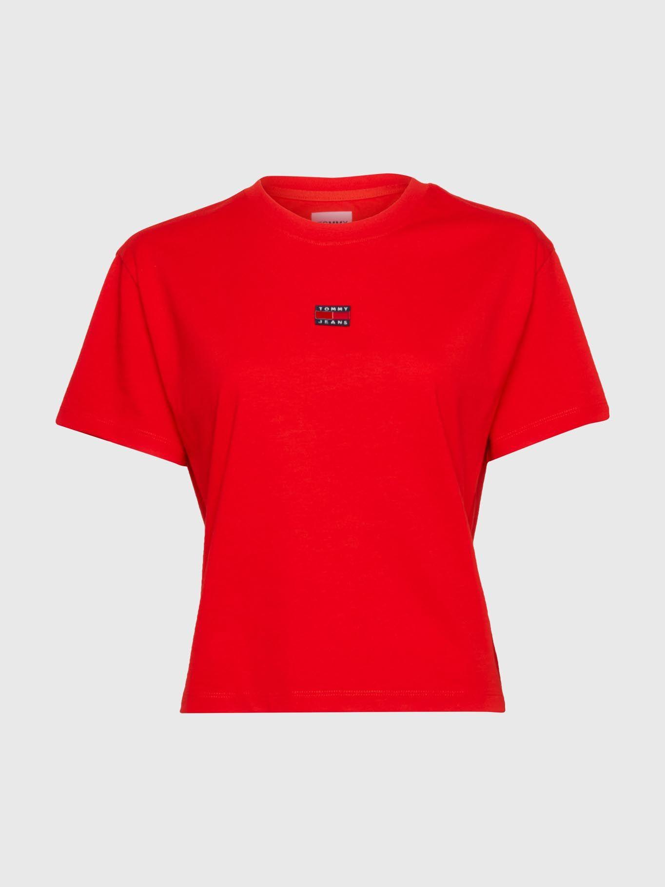 Polera Classic Con Parche Rojo Tommy Jeans-4