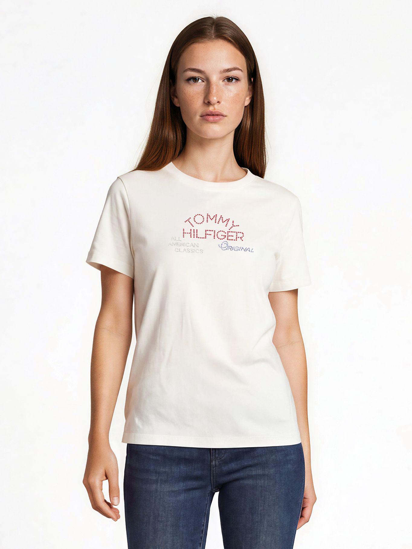 Polera Logo Gráfico Regular Fit Blanco Tommy Hilfiger-0