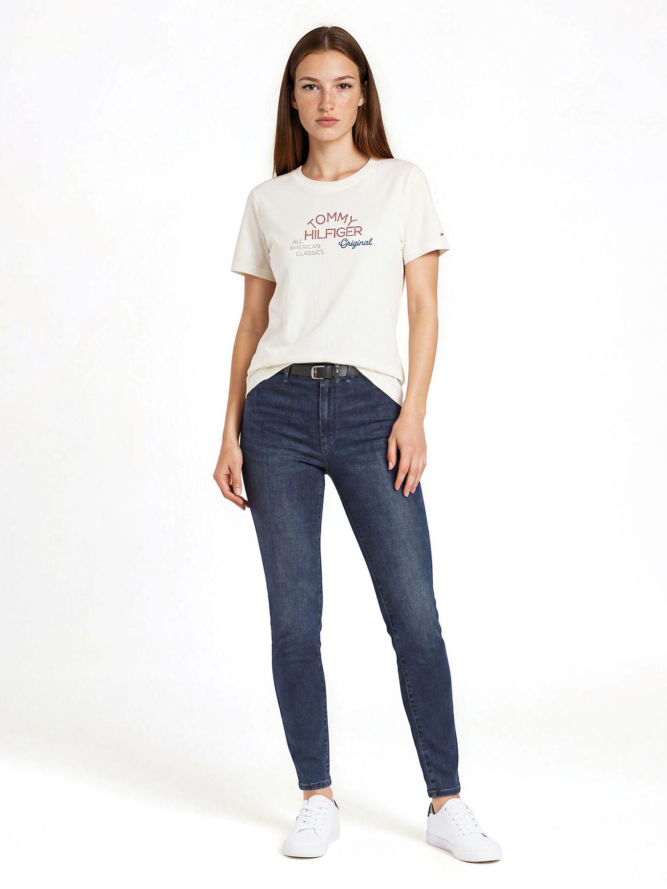 Polera Logo Gráfico Regular Fit Blanco Tommy Hilfiger-1