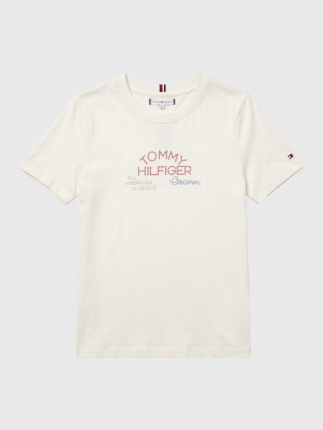 Polera Logo Gráfico Regular Fit Blanco Tommy Hilfiger-4