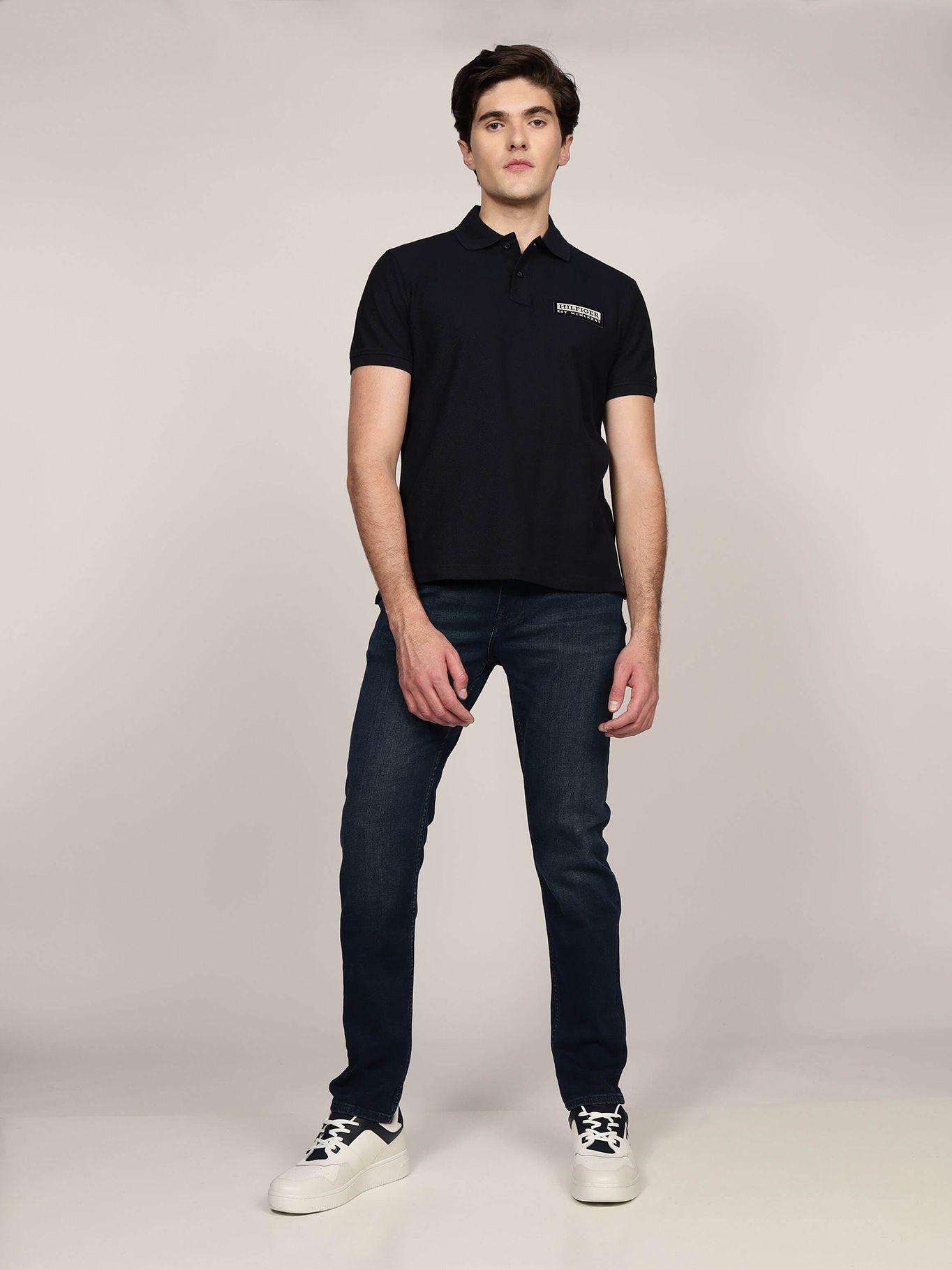 Polo Logo Est. 1985 Regular Fit Azul Tommy Hilfiger-1