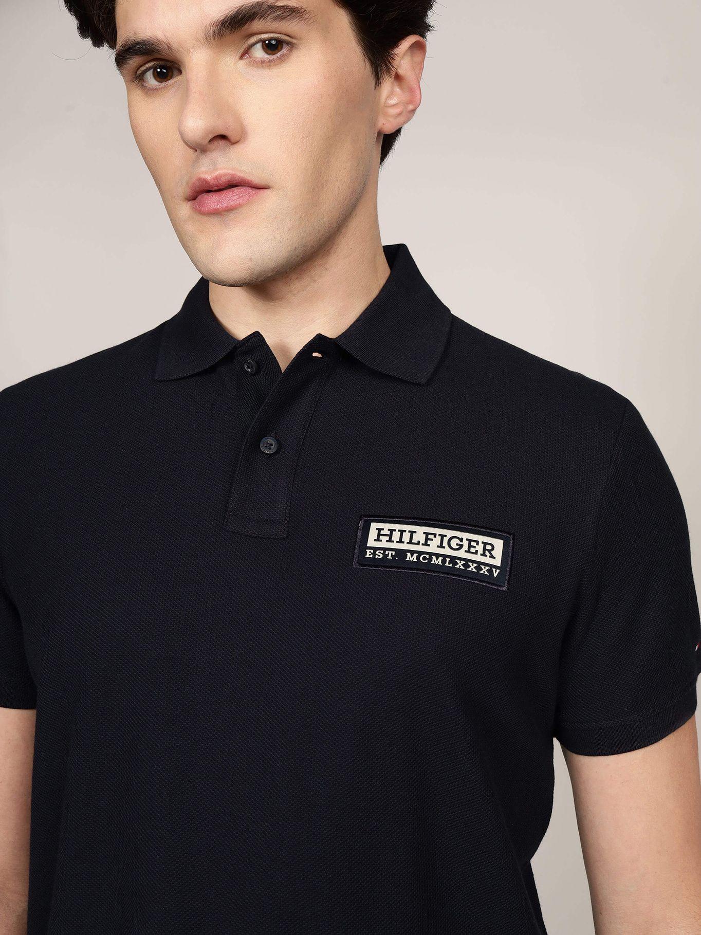 Polo Logo Est. 1985 Regular Fit Azul Tommy Hilfiger-3