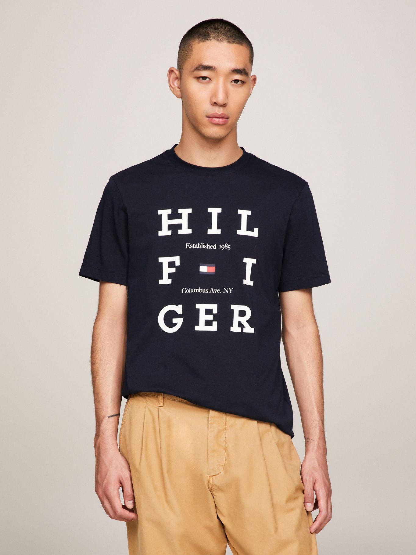 POLERA BOX FLAG LOGO AZUL TOMMY HILFIGER-0