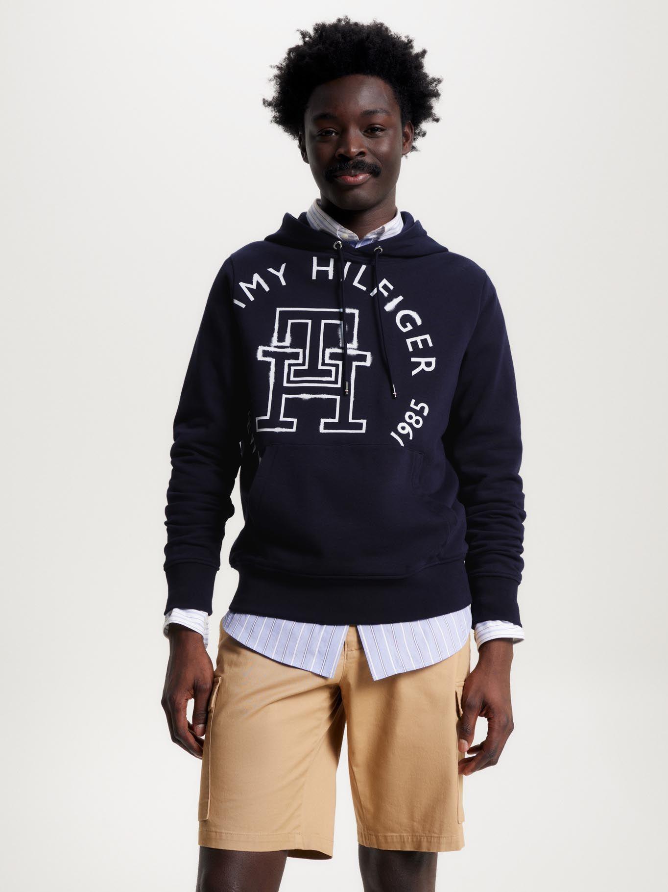 Polerón Hoodie Monogram Ink Azul Tommy Hilfiger-0